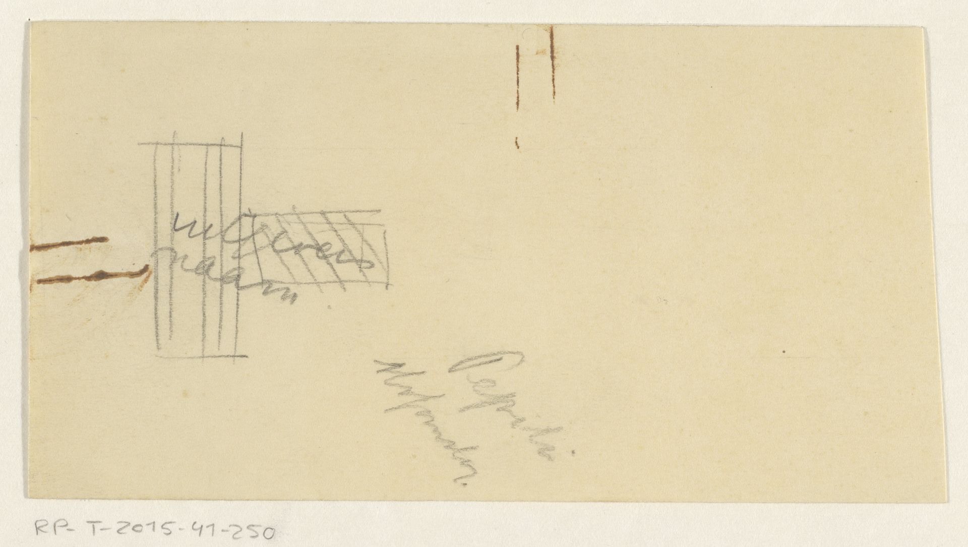 Ontwerp voor een boekrug by Hans Borrebach