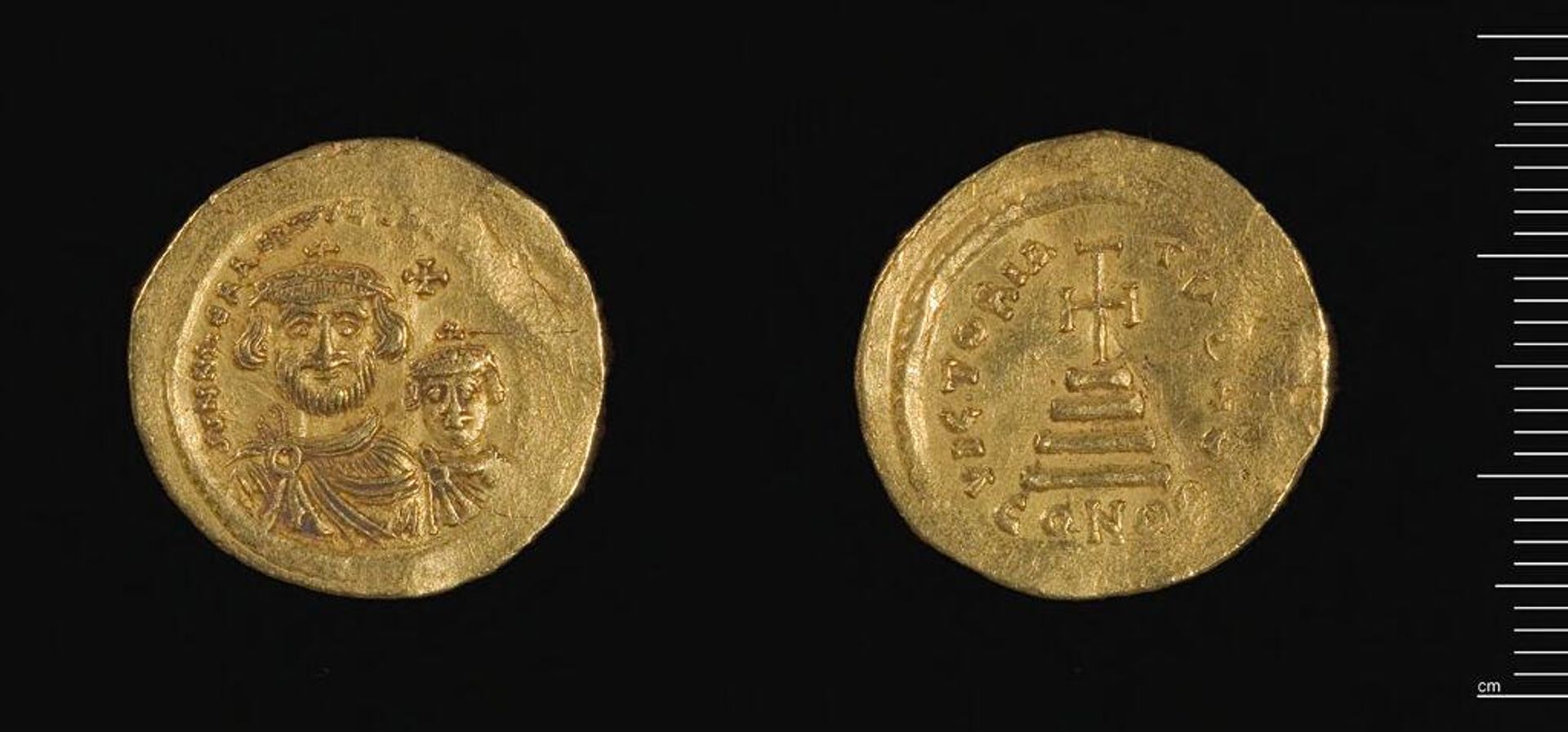 Coin of Herakleios by Abd-al-Malik (Umayyads)