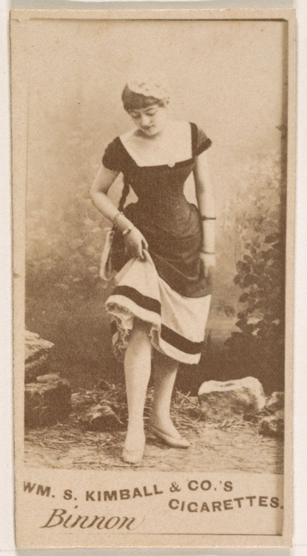 Miss Binnon, from the Actresses series (N203) issued by Wm. S. Kimball & Co. by William S. Kimball & Company