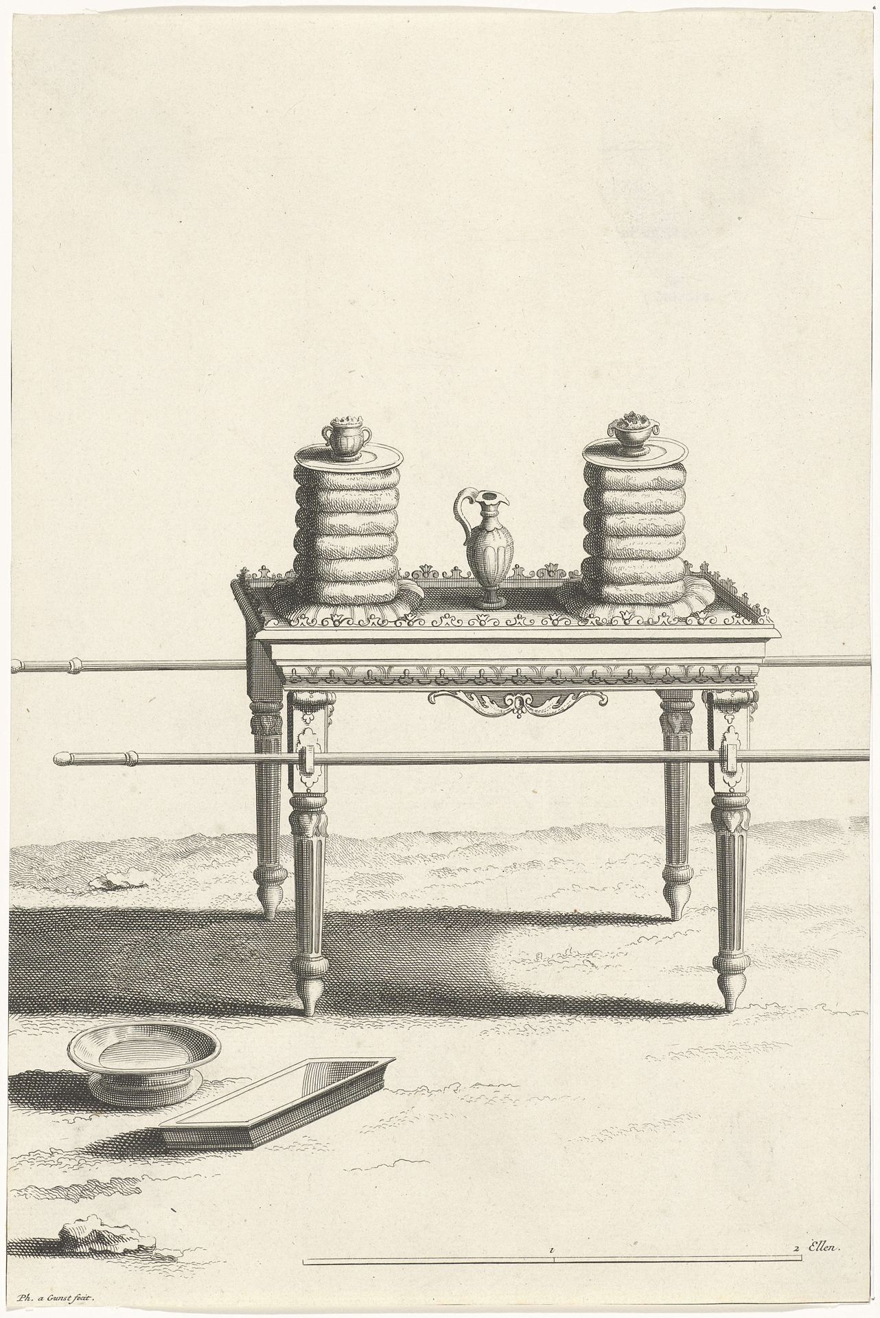 Tafel der Toonbroden by Philip van Gunst