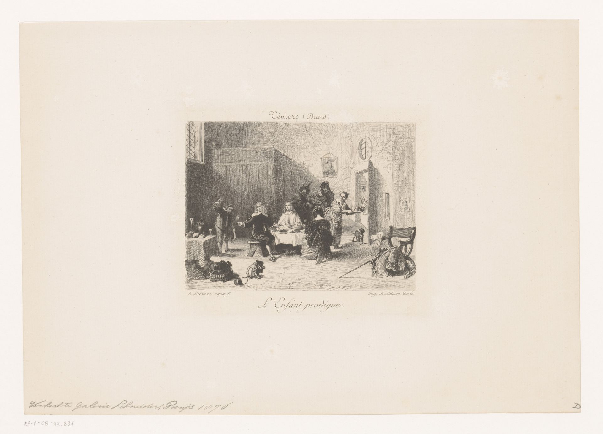 Verloren zoon by Adolphe Lalauze