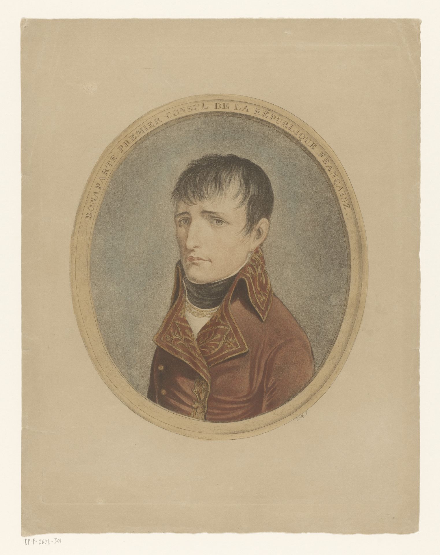Portret van Napoleon I Bonaparte, keizer de Fransen by Anonymous