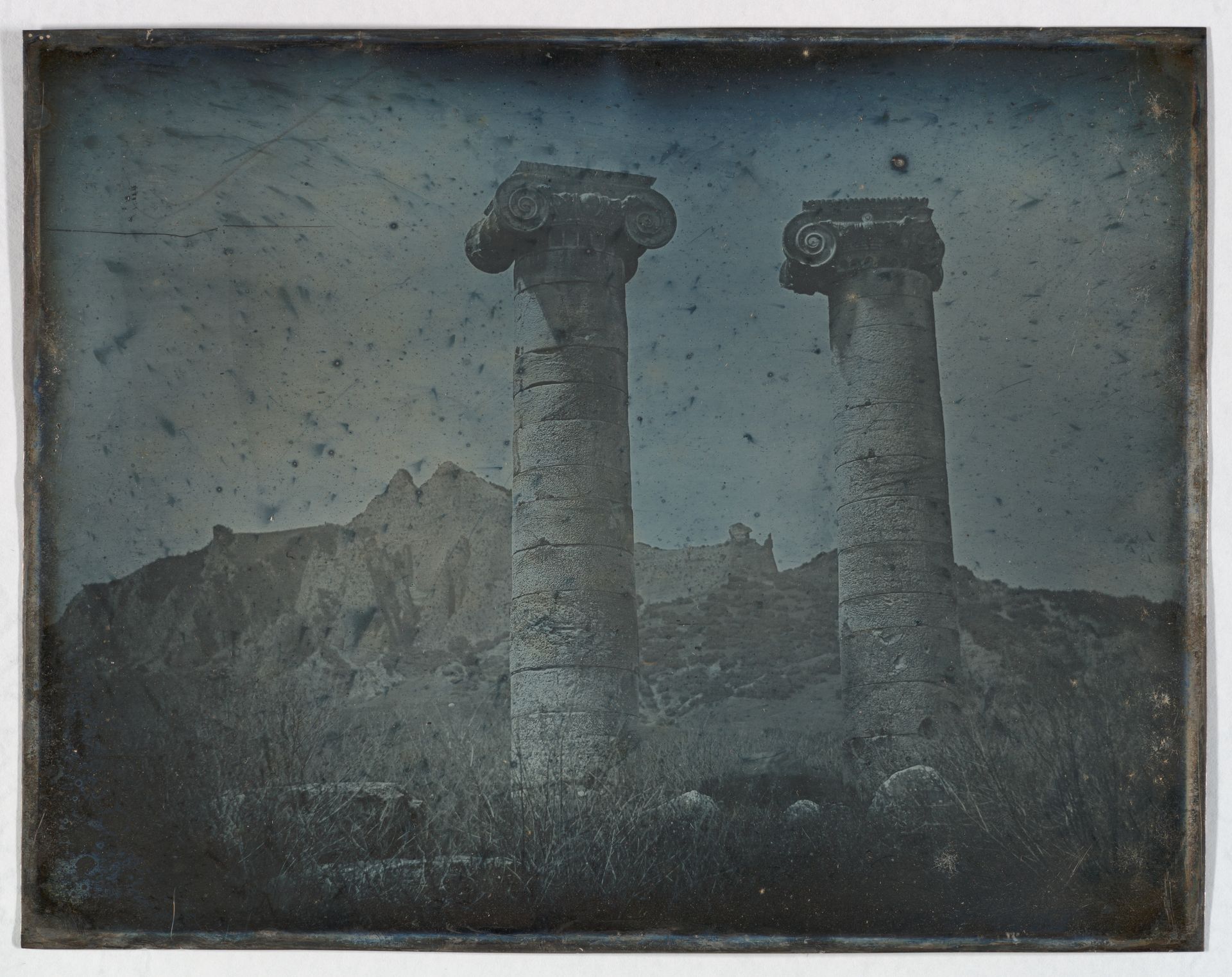 Temple of Artemis, Sardis (134. Sardes. 1843. T. de Cybèle.) by Joseph-Philibert Girault de Prangey