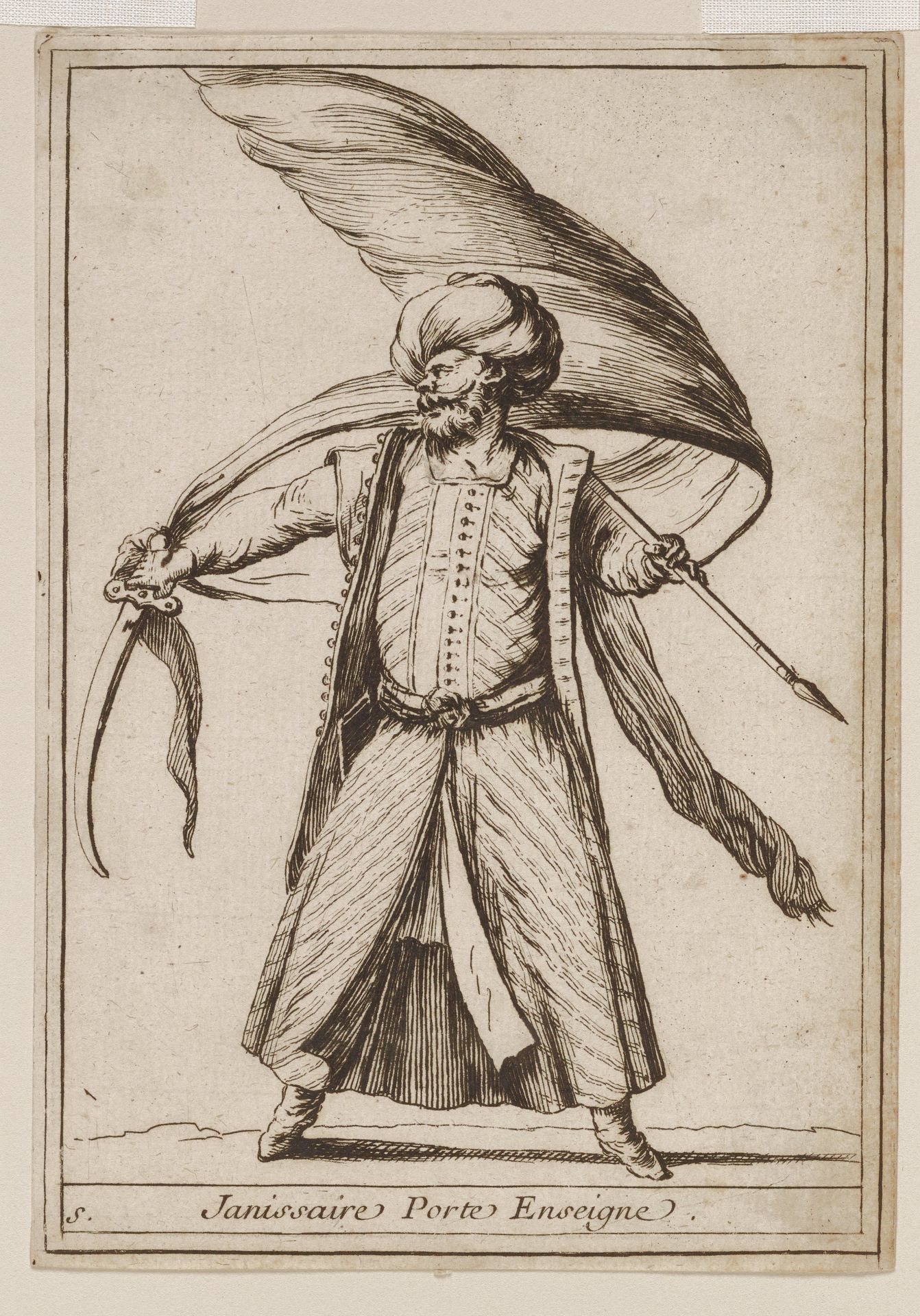 Janissaire Porte Enseigne by François Silvestre