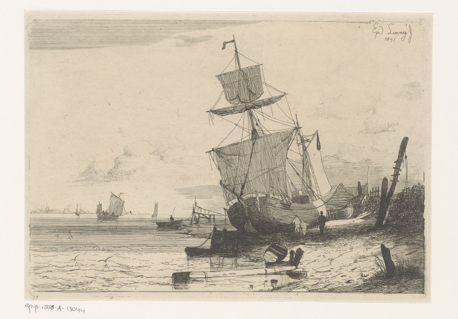 Scheepstimmerwerf in Vlaanderen by Egidius Linnig