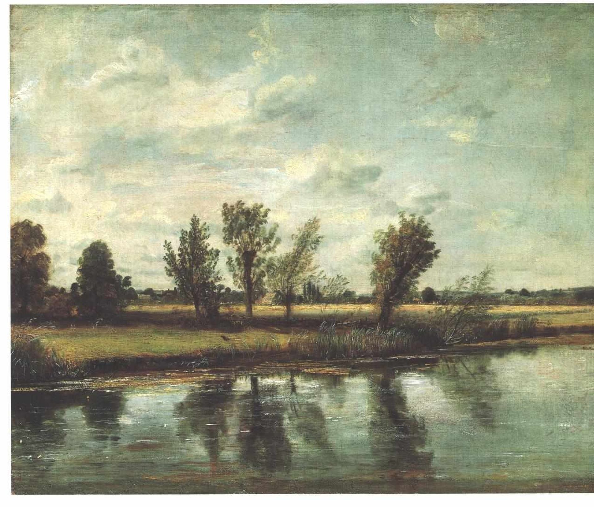 Water Meadows near Salisbury by John Constable