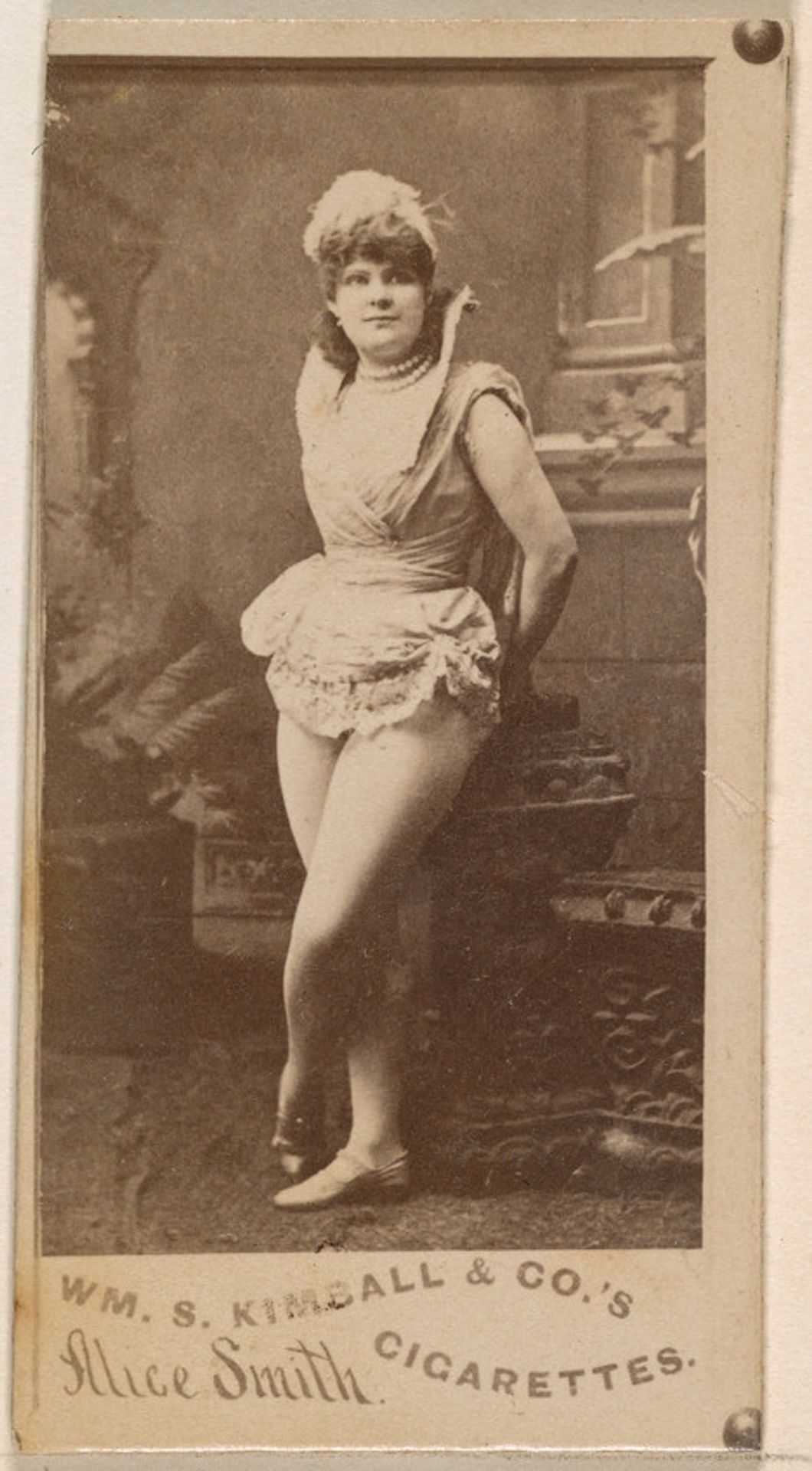 Alice Smith, from the Actresses series (N203) issued by Wm. S. Kimball & Co. by William S. Kimball & Company