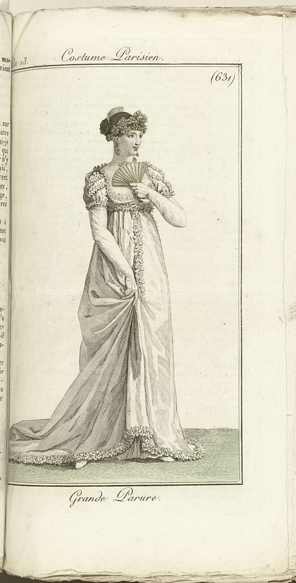 Journal des Dames et des Modes, Costume Parisien, 1805, An 13 (631) Grande Parure by Horace Vernet