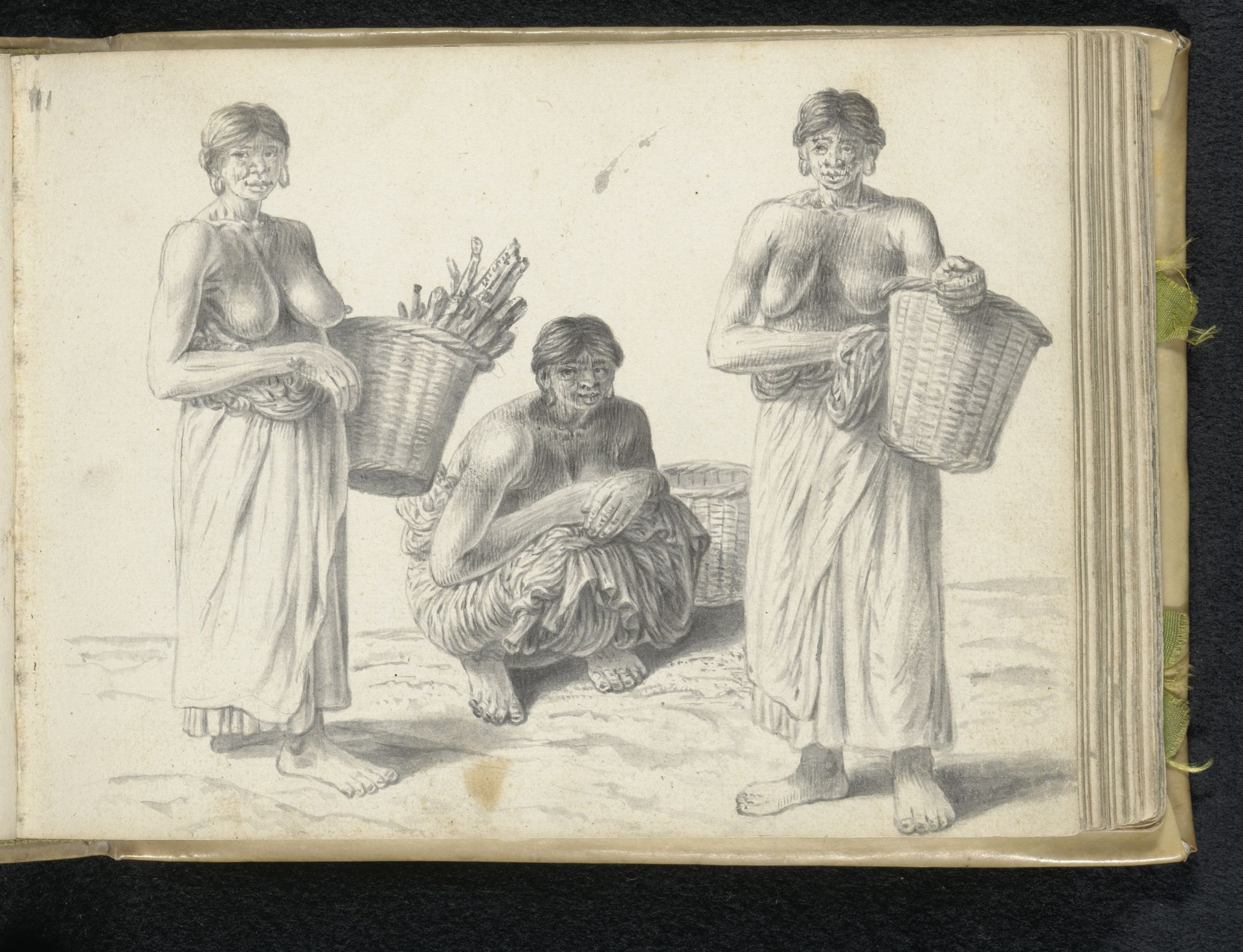 Three women labourers by Esaias Boursse