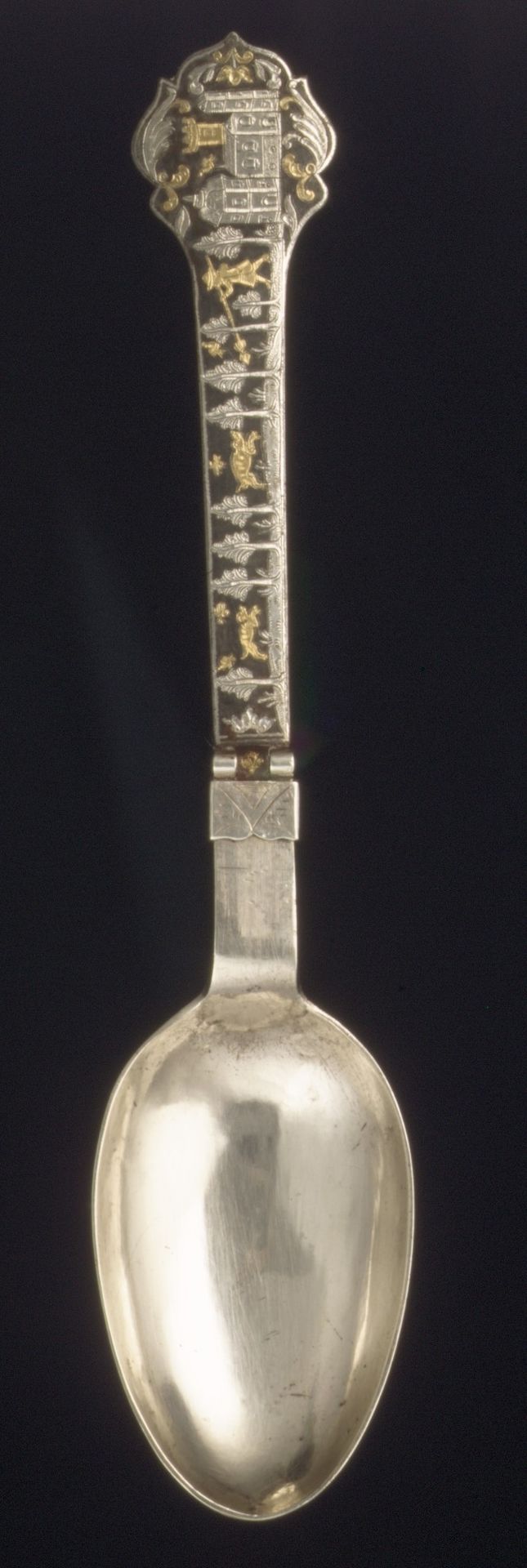 Folding spoon by Johann Adam Boller
