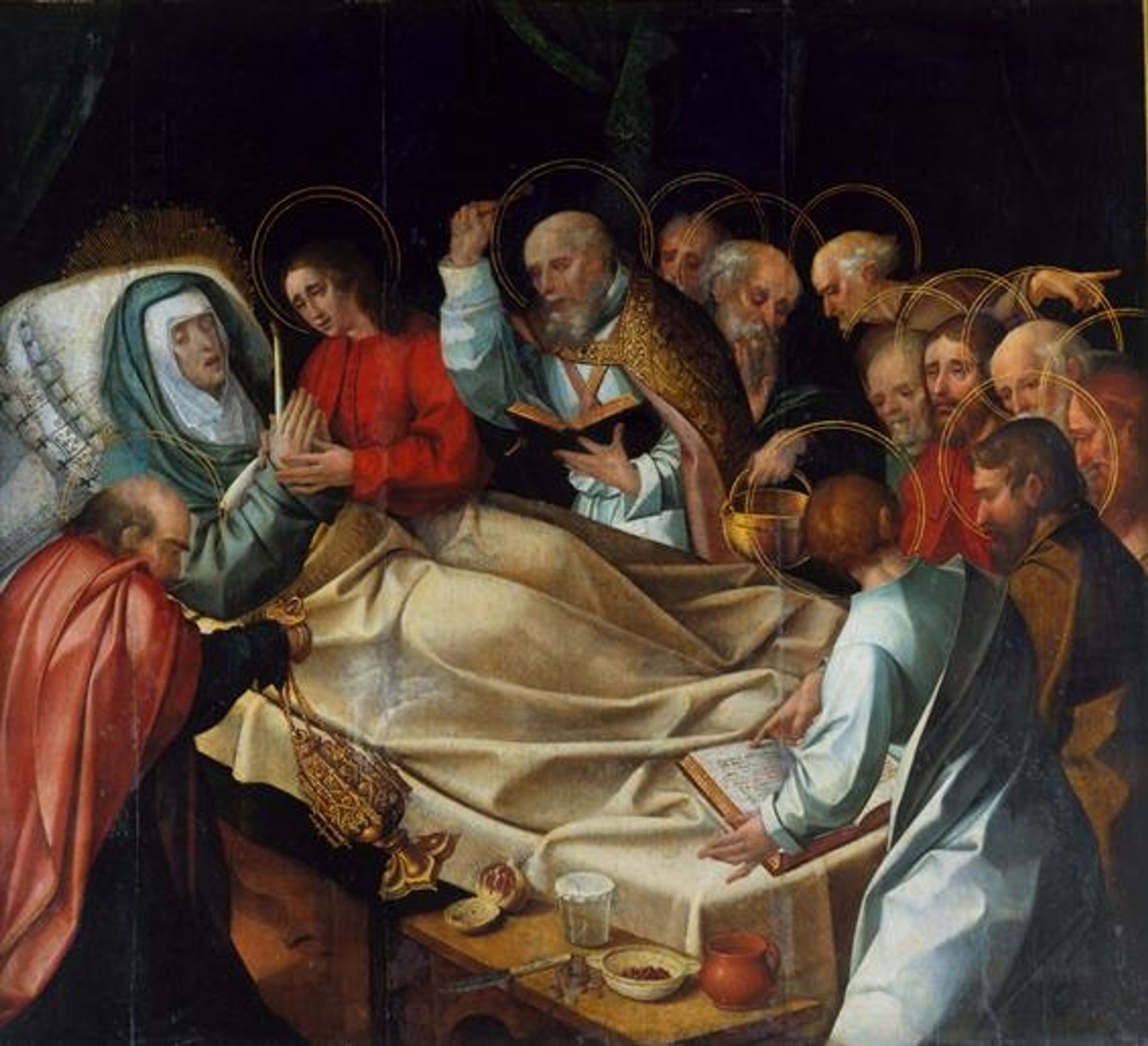 Trânsito da virgem by Cristovao de Figueiredo
