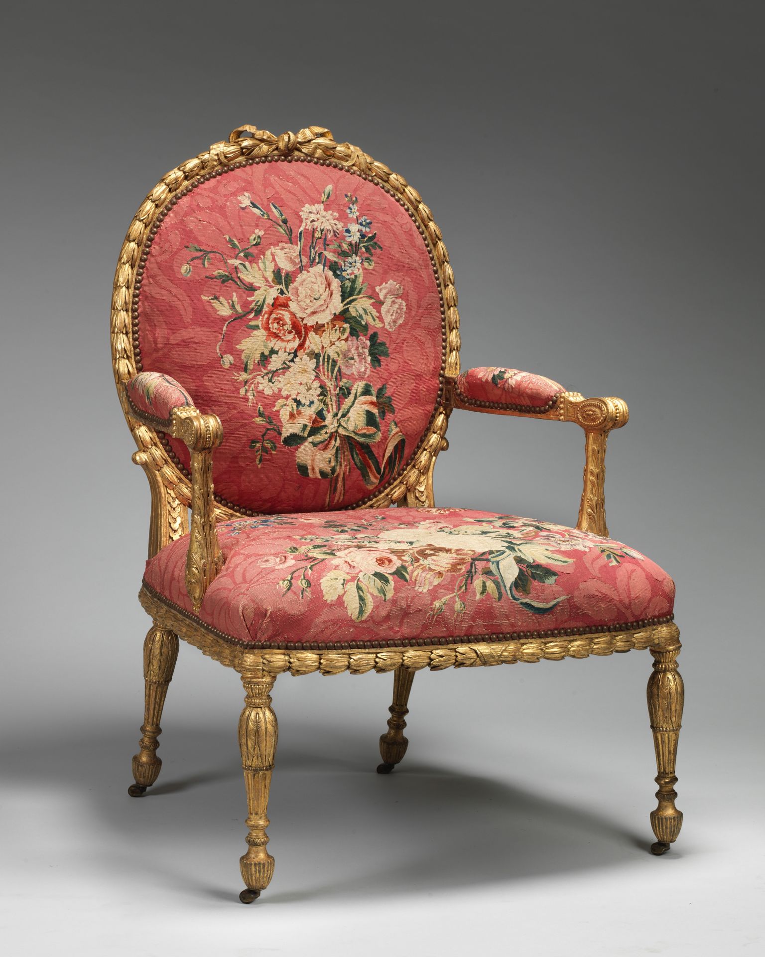 Armchair (one of a set of six) by John Mayhew