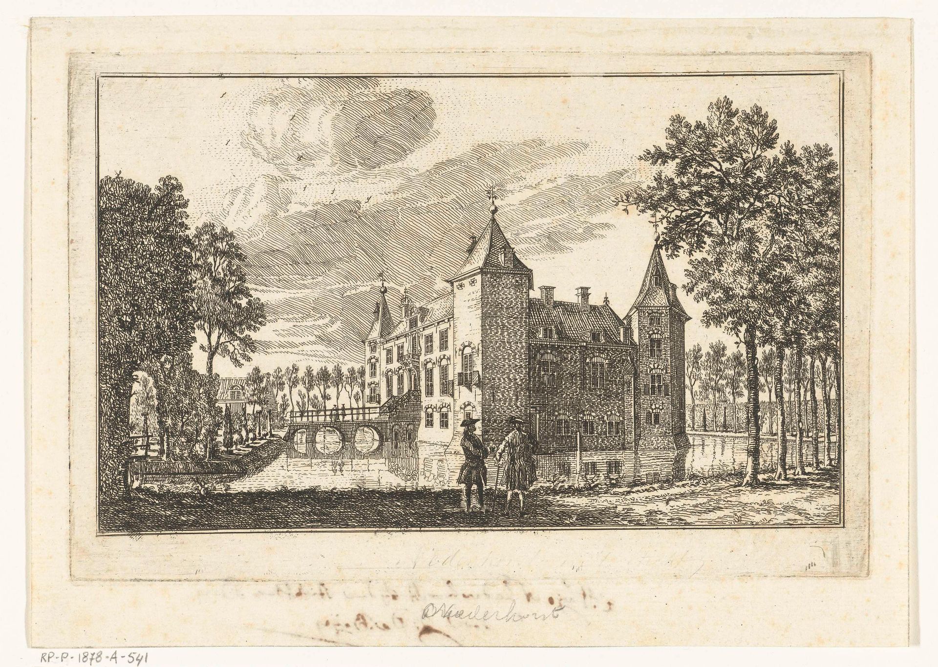 Gezicht op Kasteel Nederhorst in Nederhorst den Berg by Jan de Beijer