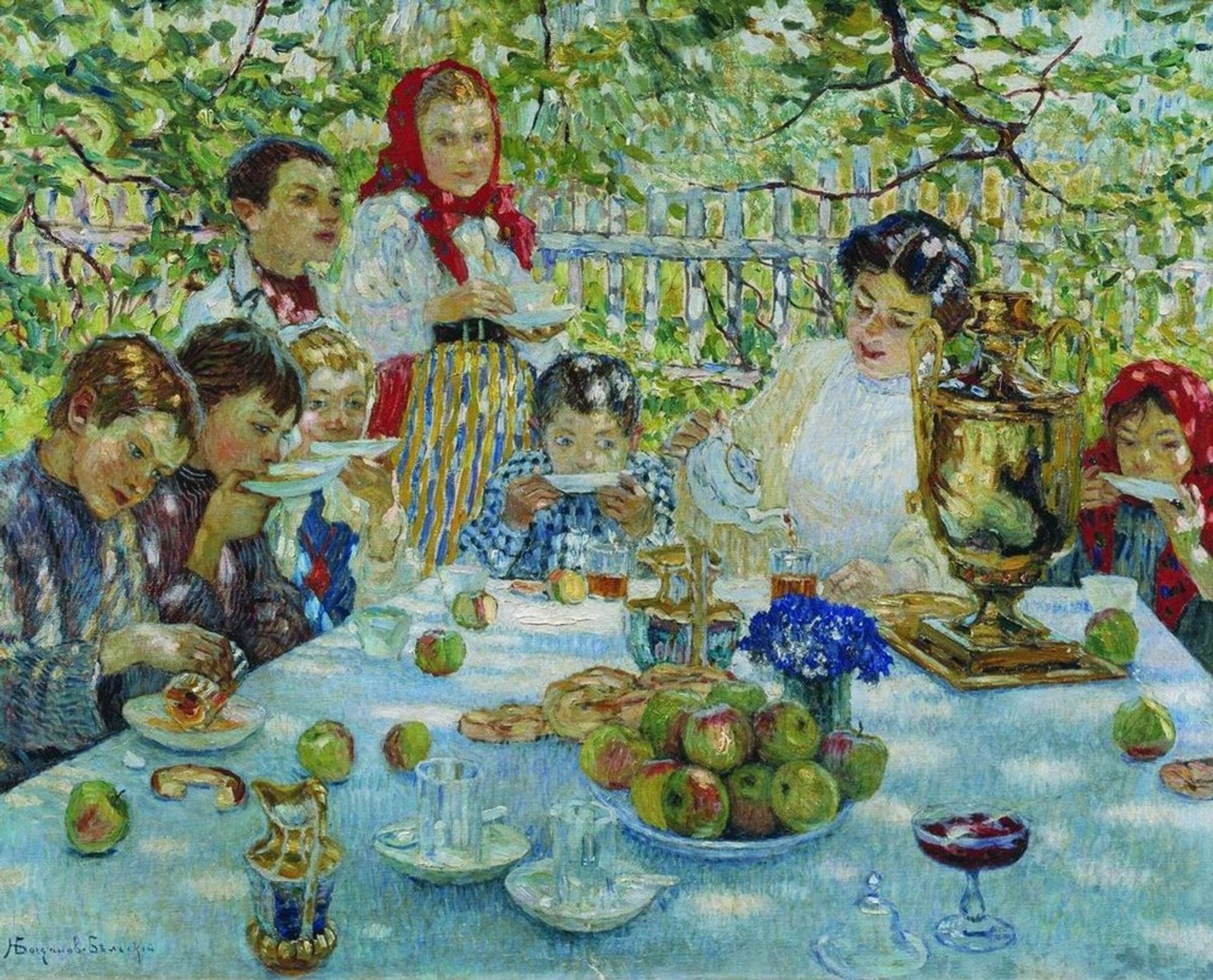 Teacher's Birthday by Nikolay Bogdanov-Belsky