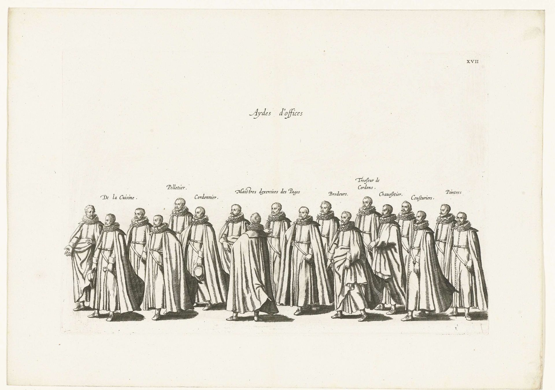 Begrafenisstoet van aartshertog Albrecht (plaat XVII), 1622 by Cornelis Galle I
