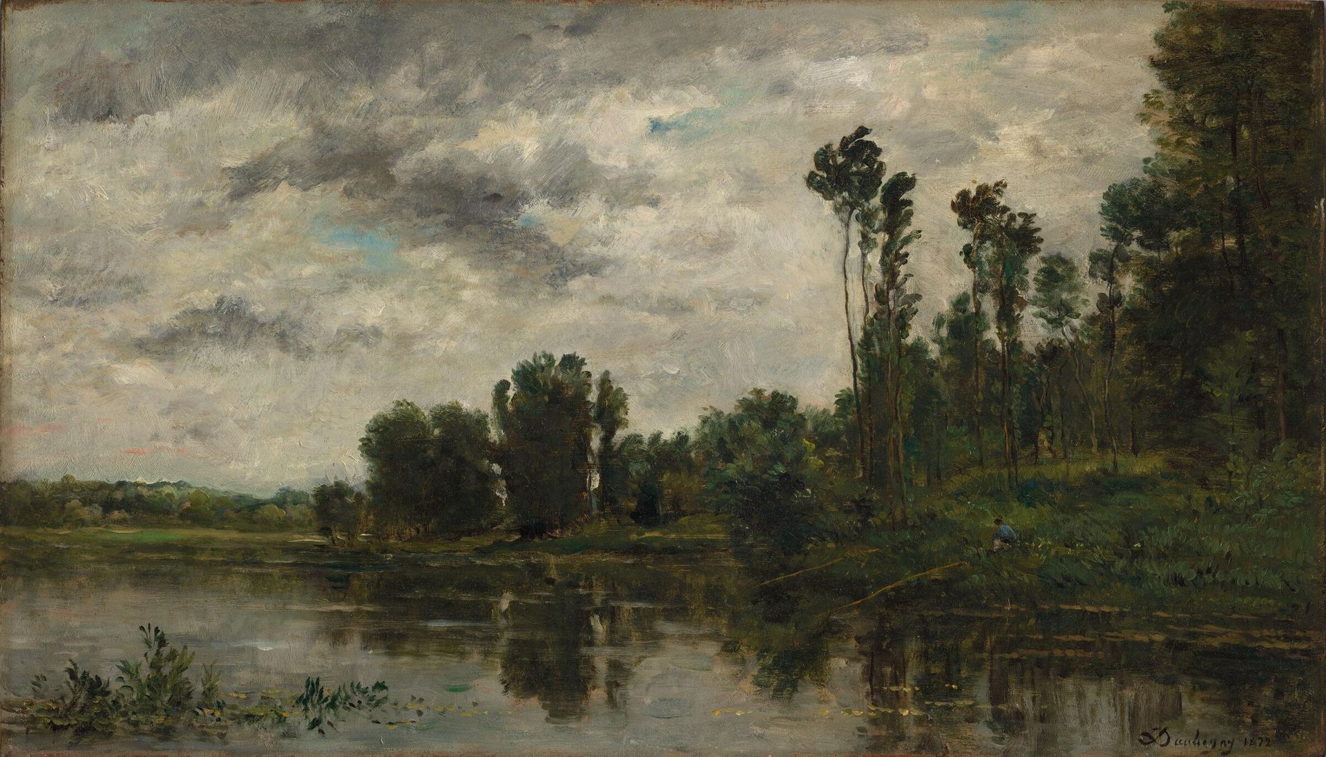 View of the Oise River by Charles François Daubigny