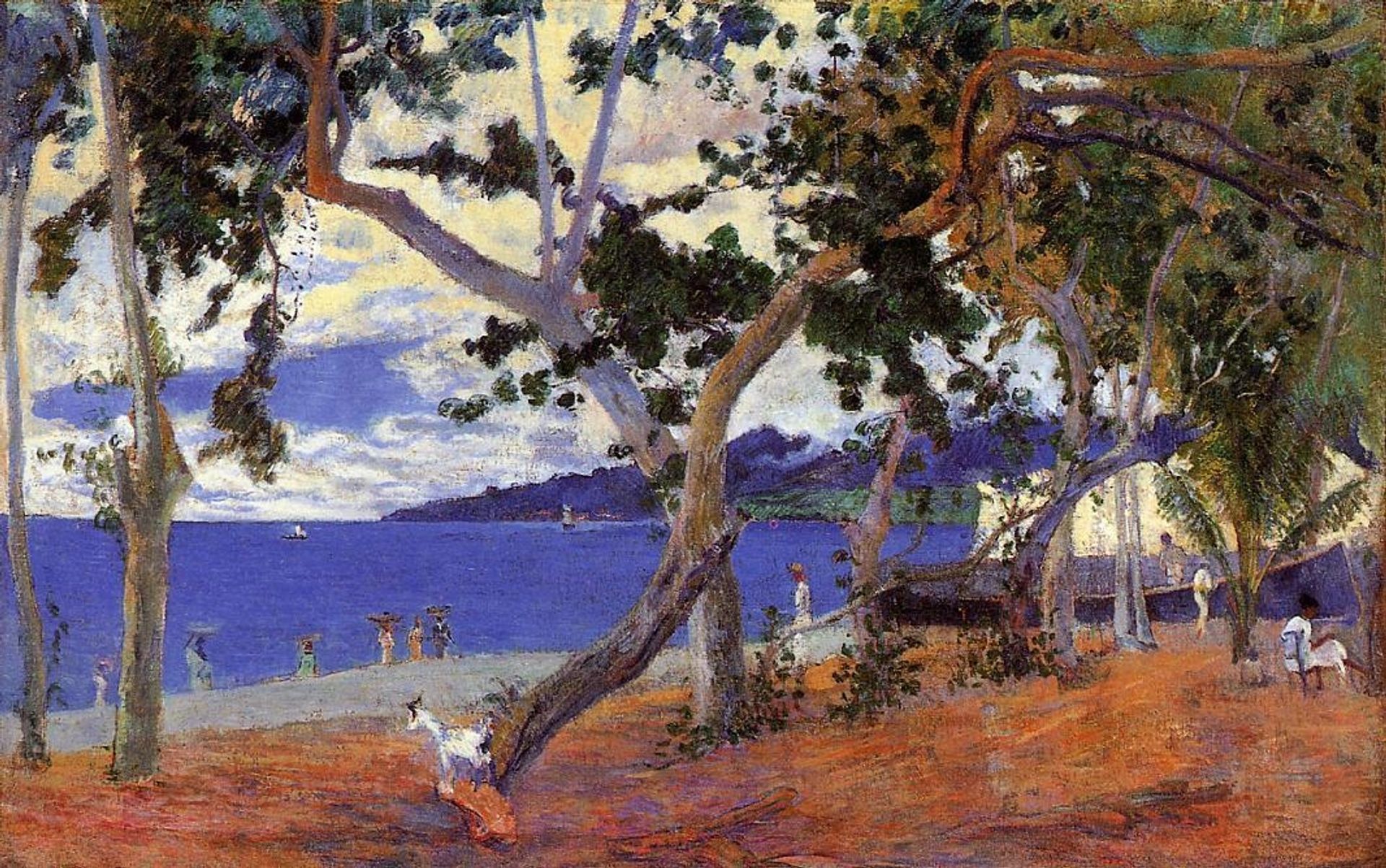 Coastal Landscape from Martinique by Paul Gauguin