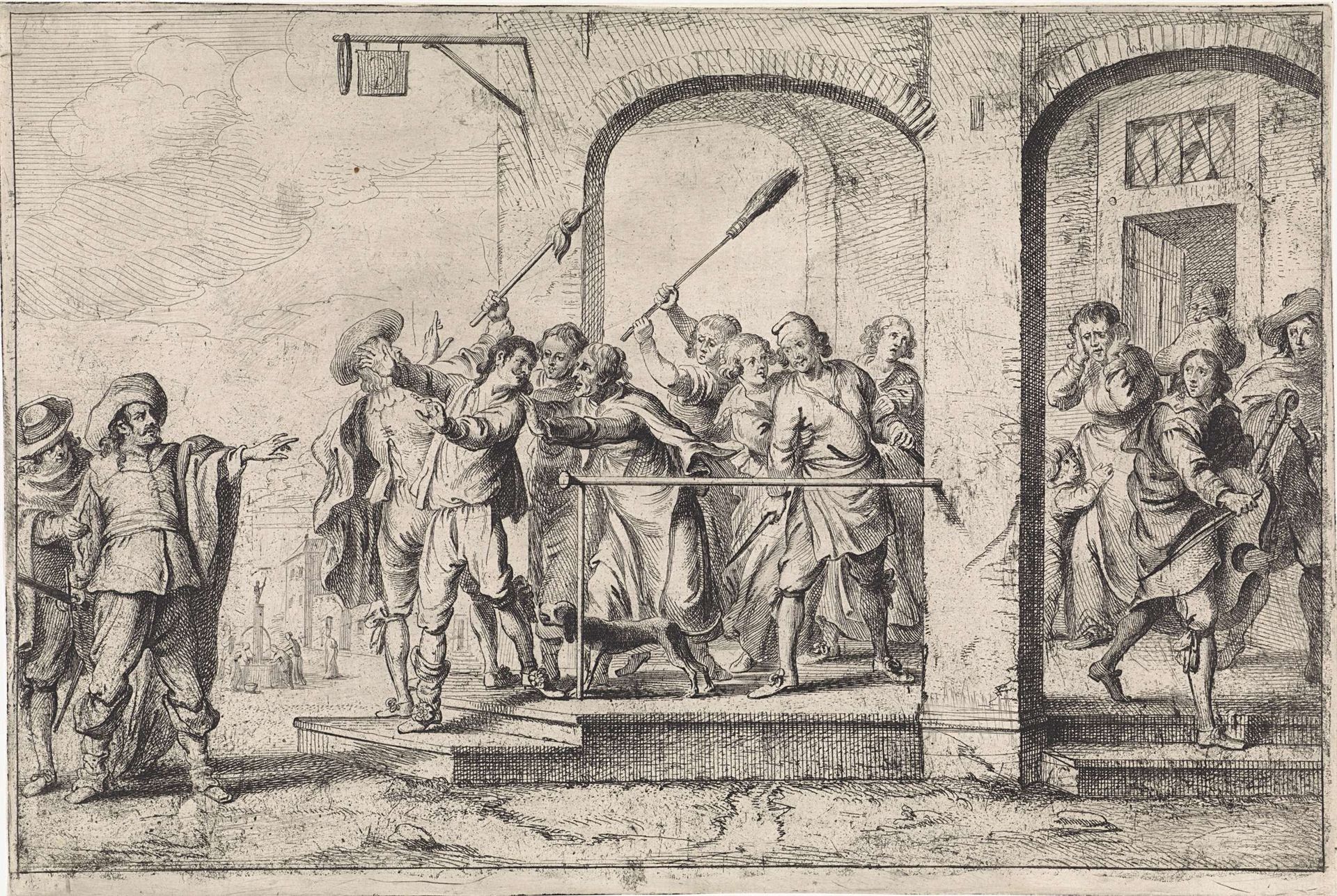 De verloren zoon weggejaagd bij de hoeren by Anonymous