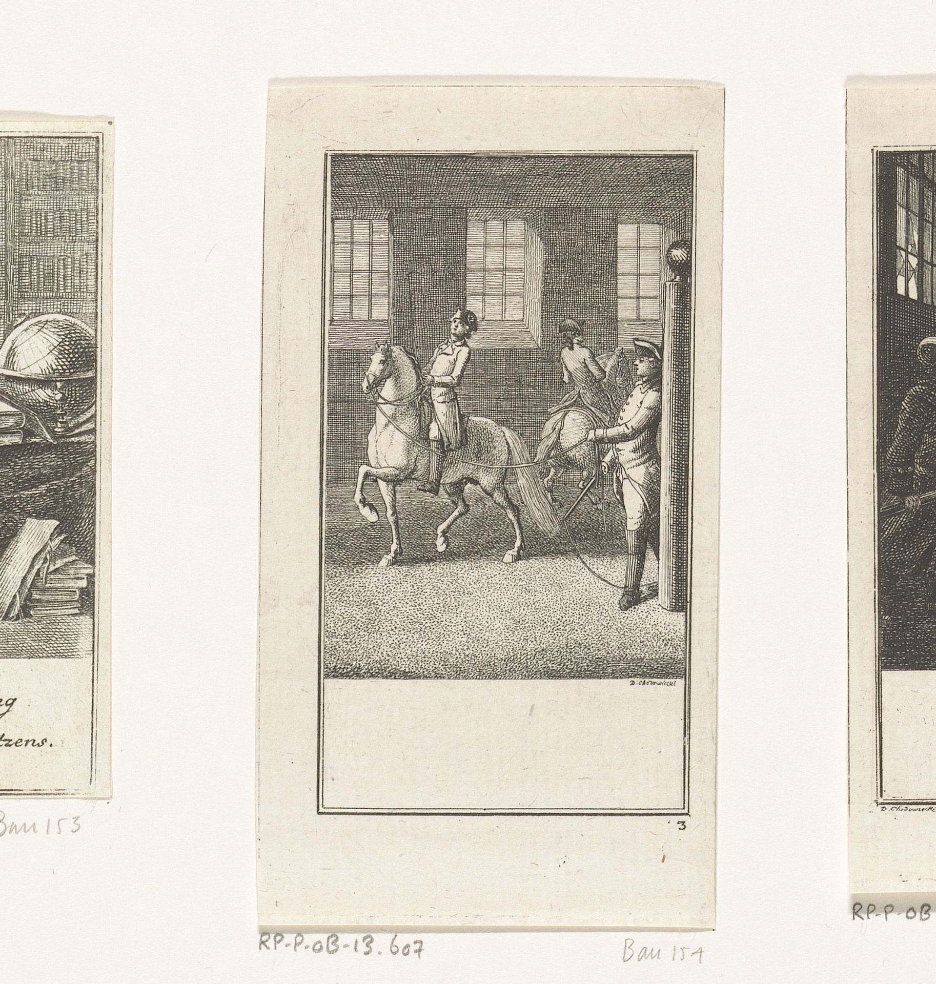 Voorbereiding op de universiteit by Daniel Nikolaus Chodowiecki