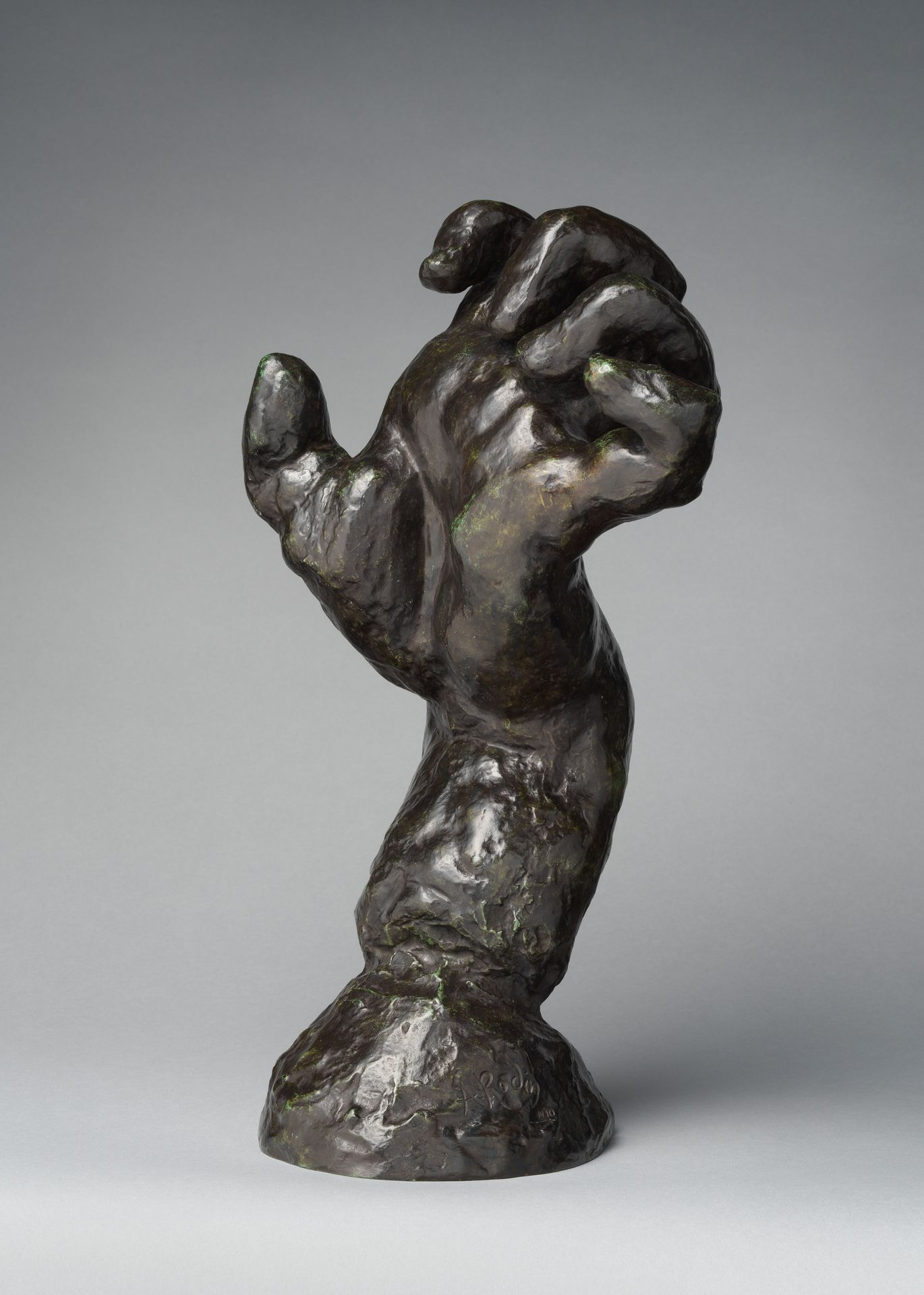 The Clenched Left Hand (Study for Hand of Pierre de Wiessant) by Auguste Rodin