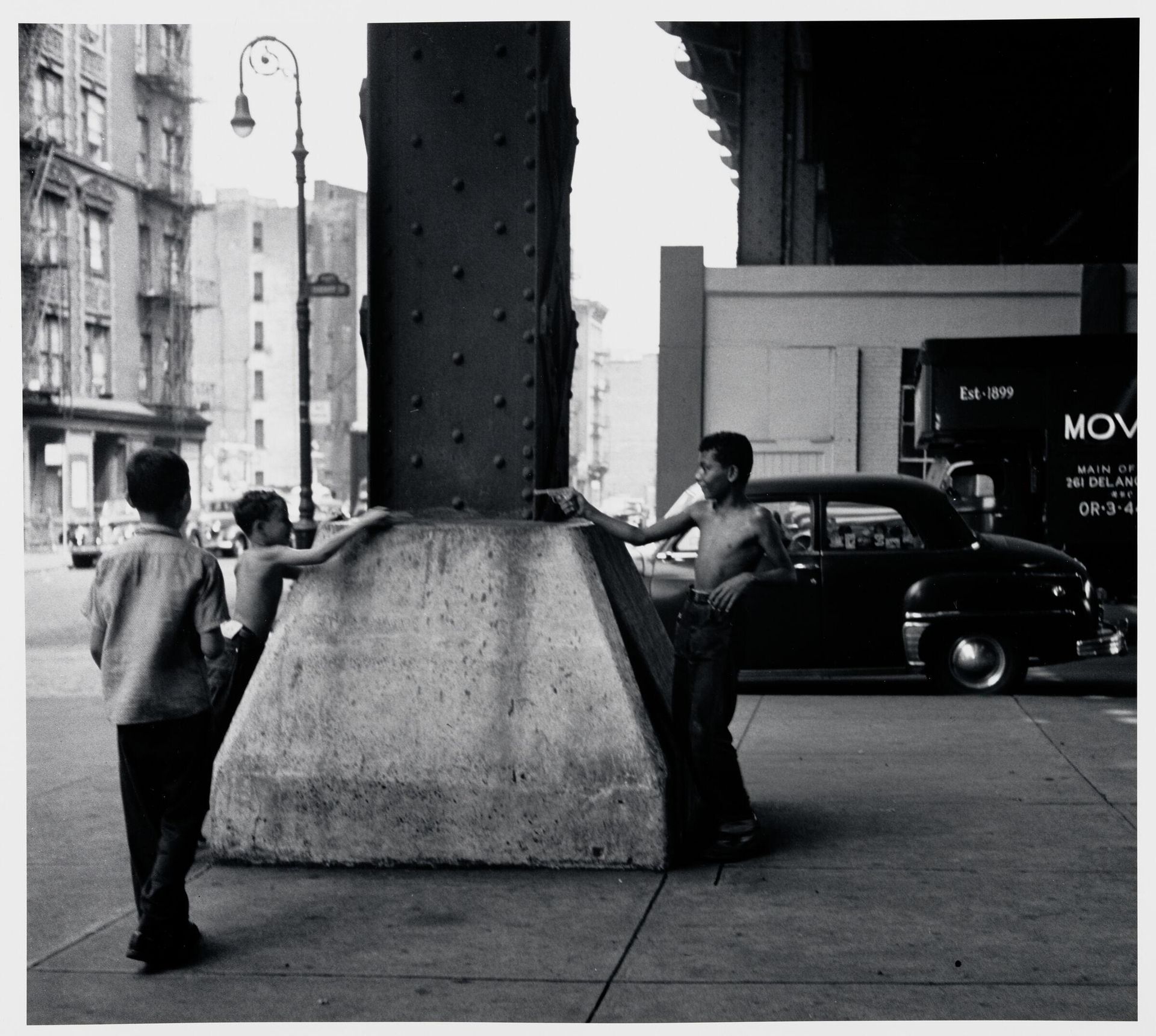 Gun Duel, Washington Heights, NY by Larry Silver
