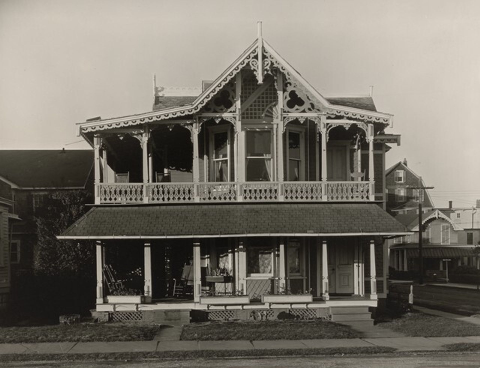 Jigsaw Houses at Ocean City, New Jersey by Walker Evans
