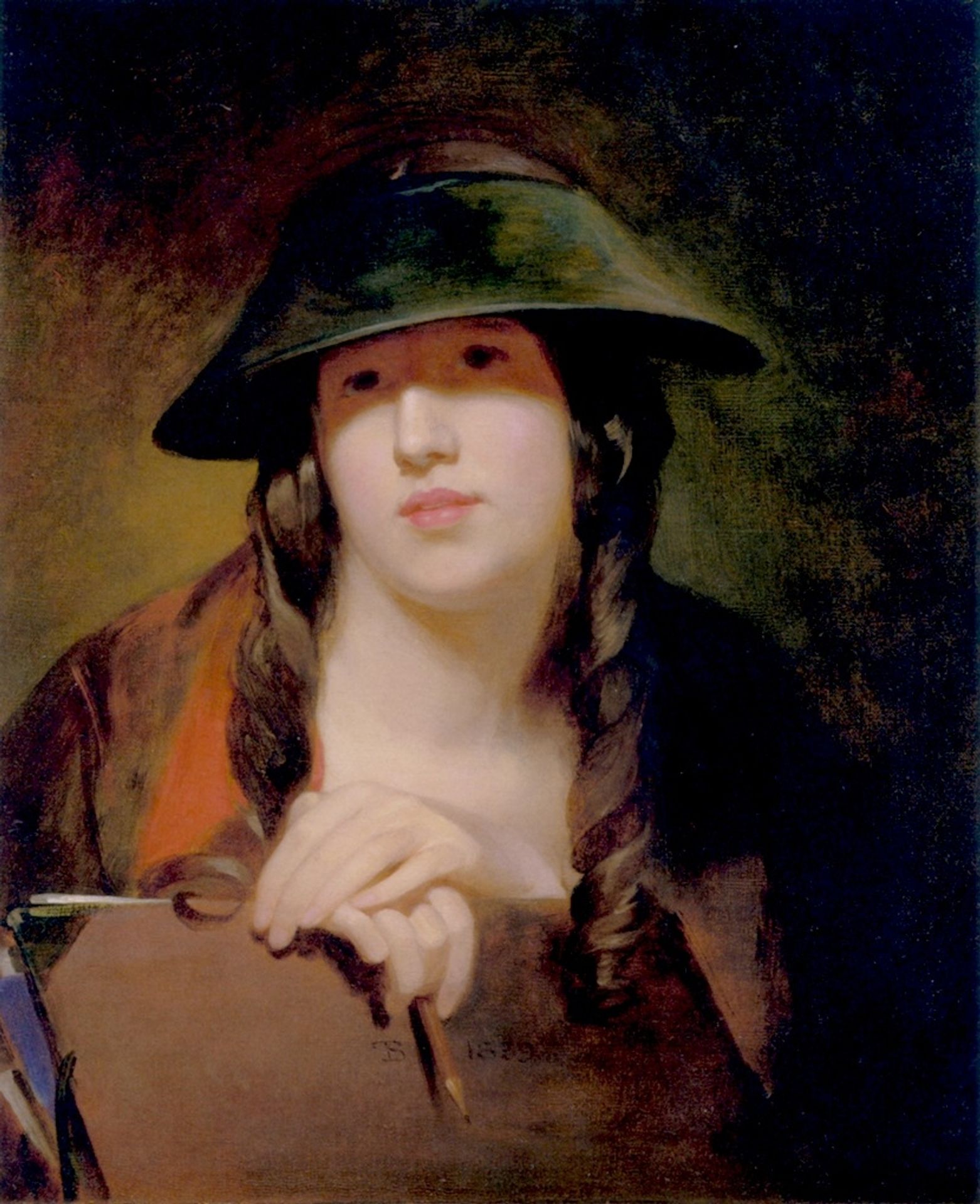 Rosalie Kemble Sully as The Student by Thomas Sully