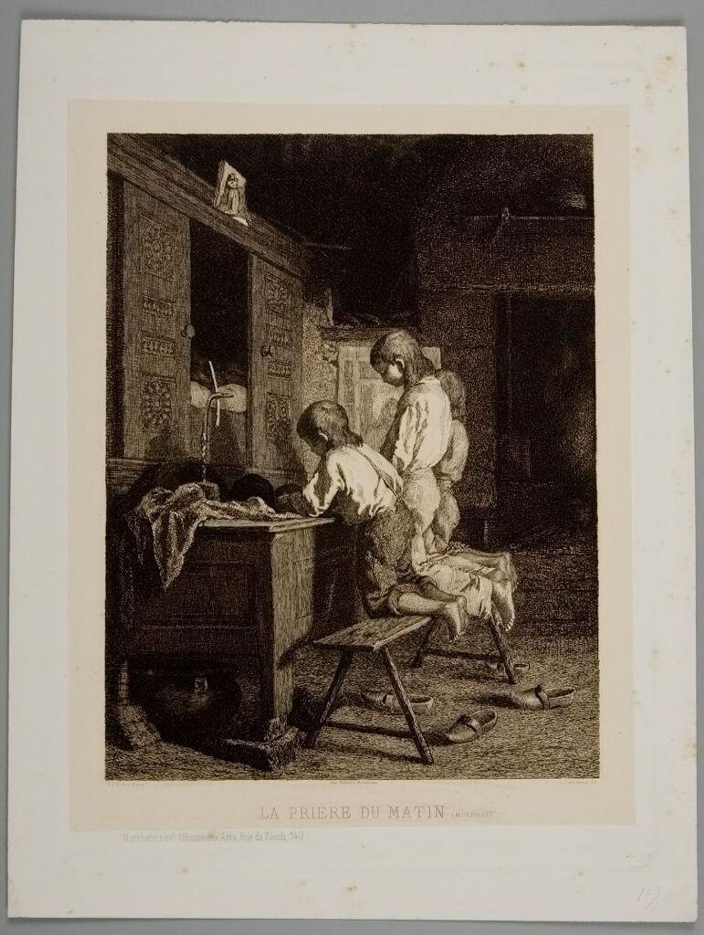 La priere du matin by Jules-Jacques Veyrassat
