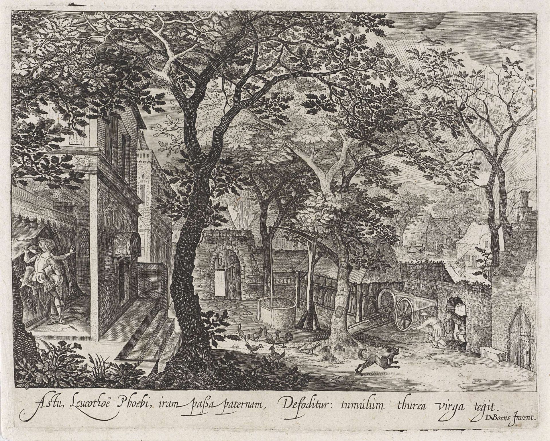 Apollo en Leucothea by Anonymous