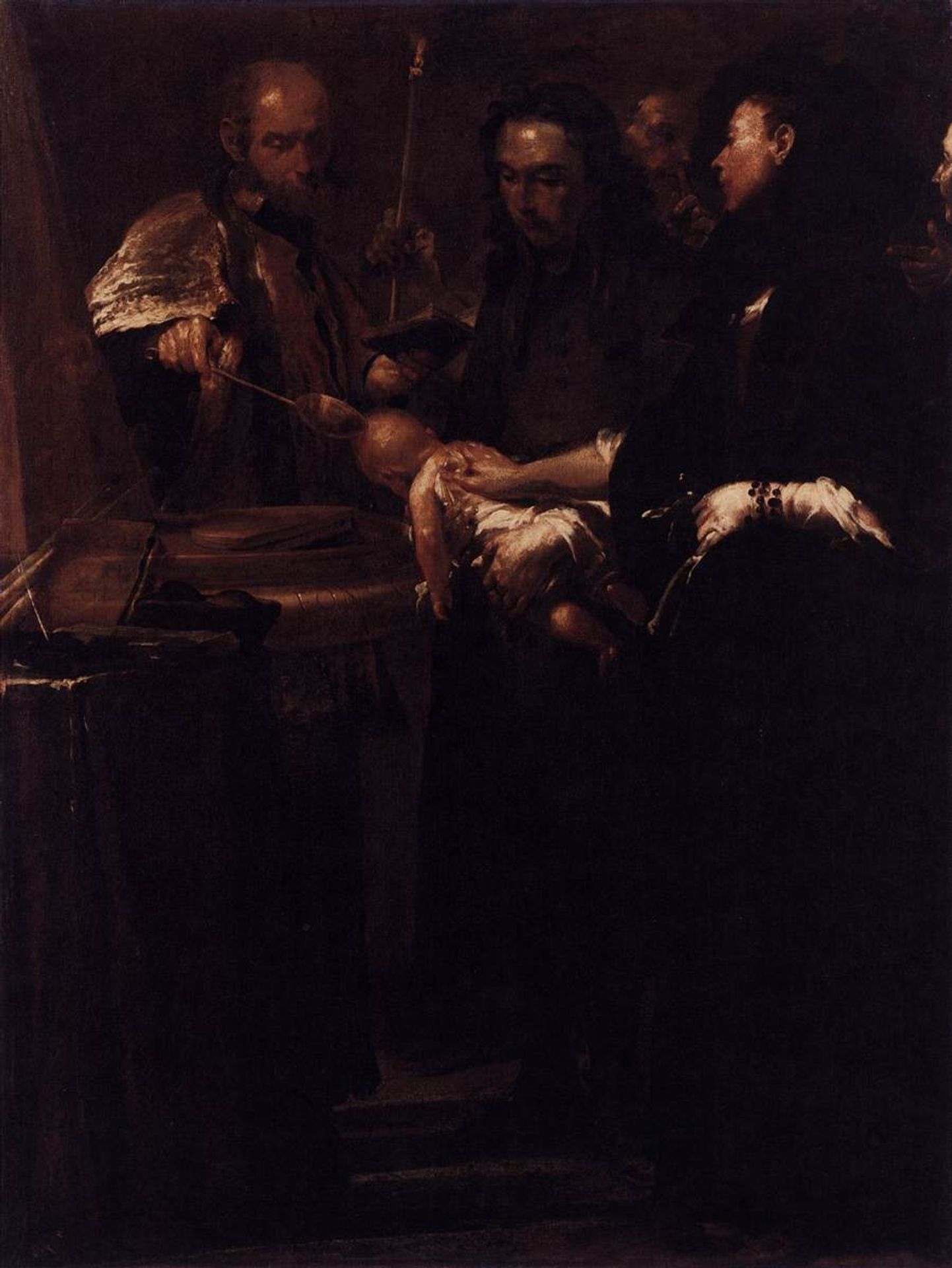 The Seven Sacraments - Baptism by Giuseppe Maria Crespi