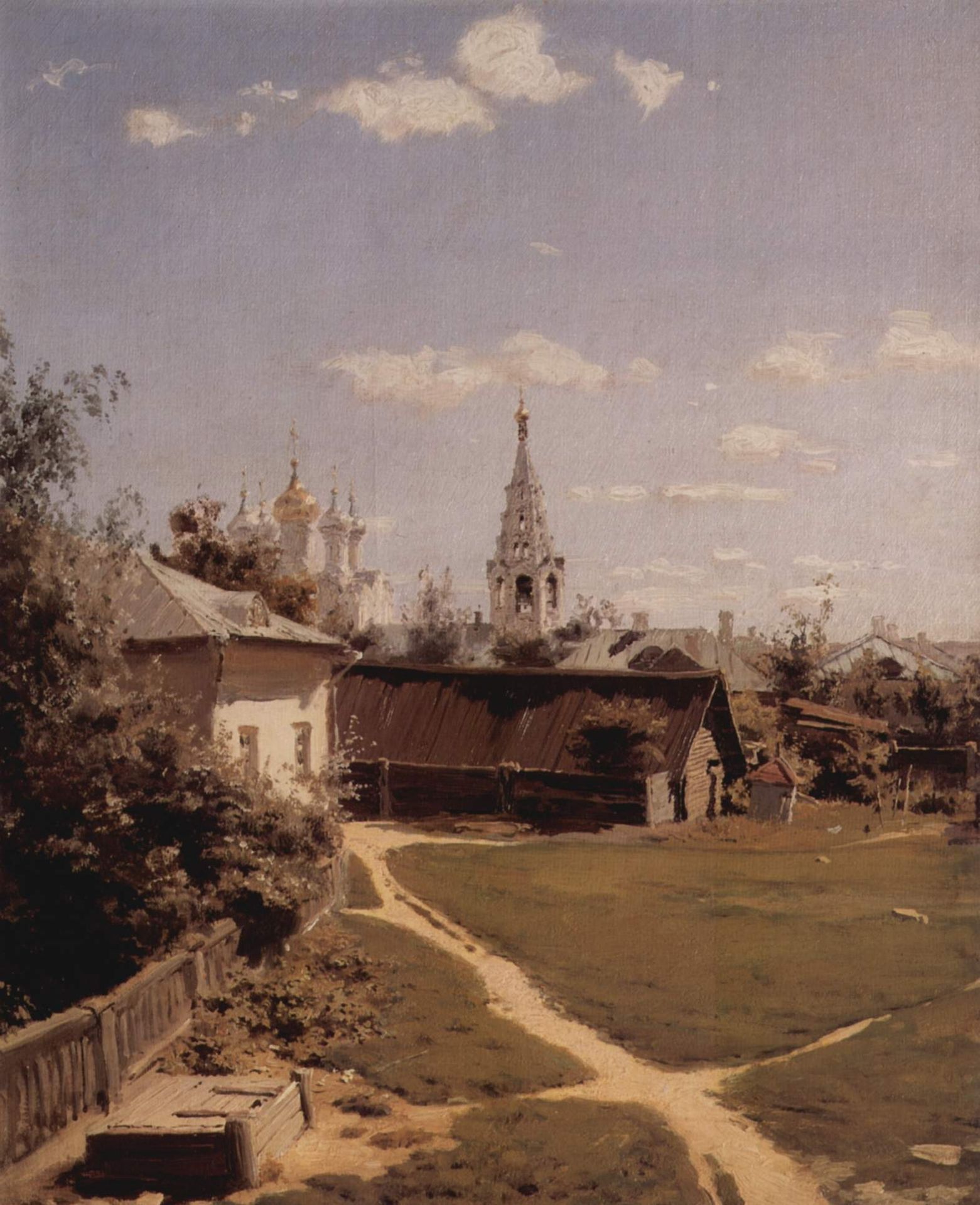 Moscow court by Vasily Polenov