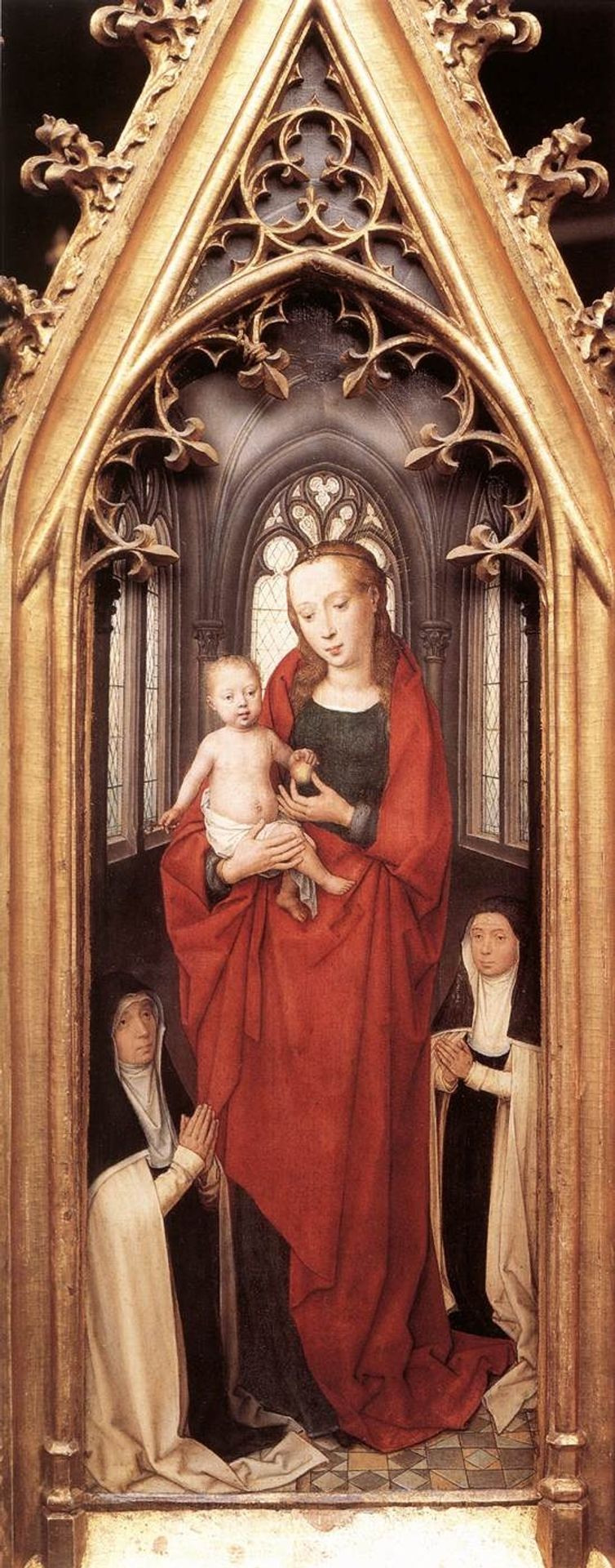 St. Ursula Shrine: Virgin and Child by Hans Memling