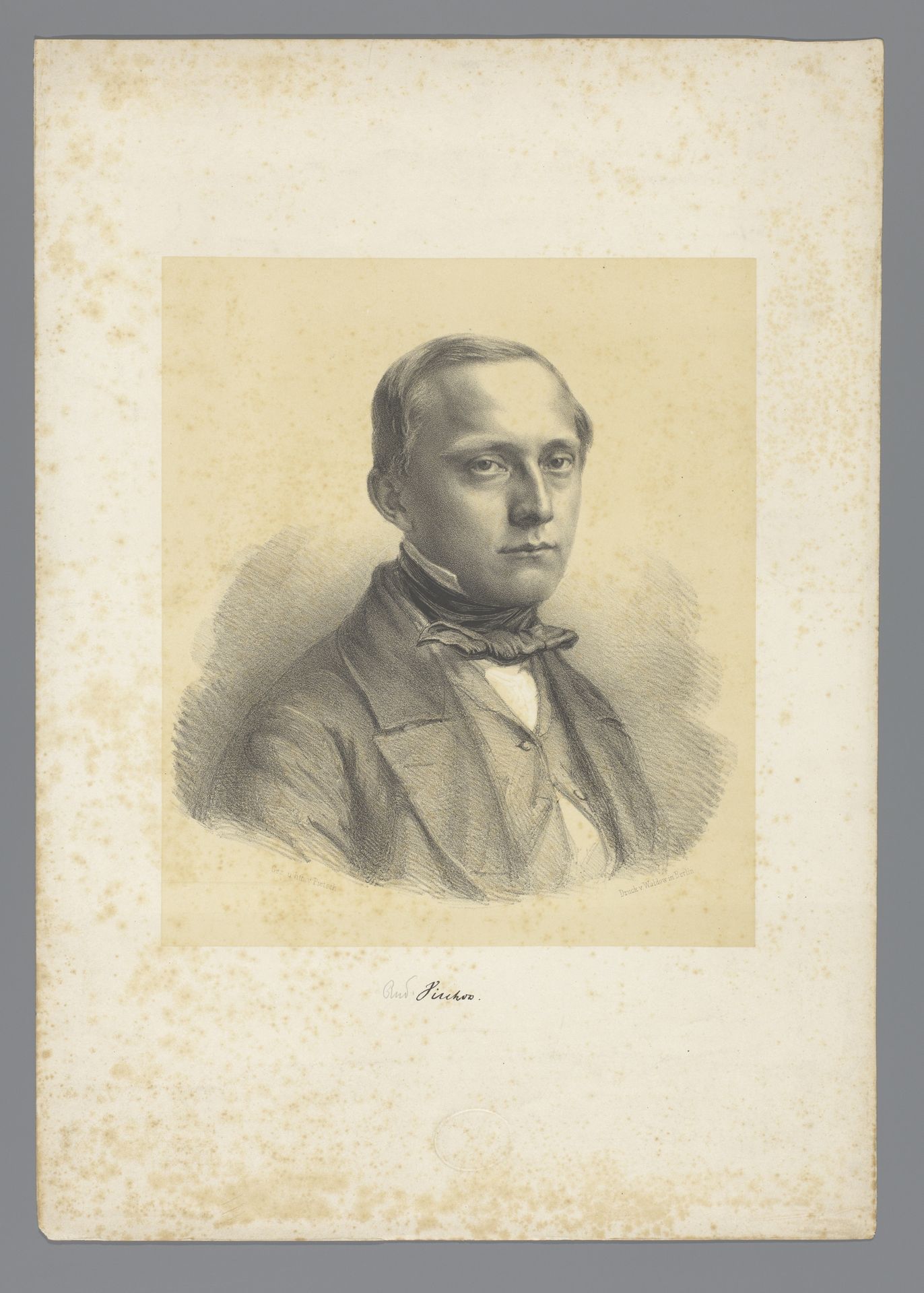 Portret van Rudolf Virchow by Ludwig Pietsch