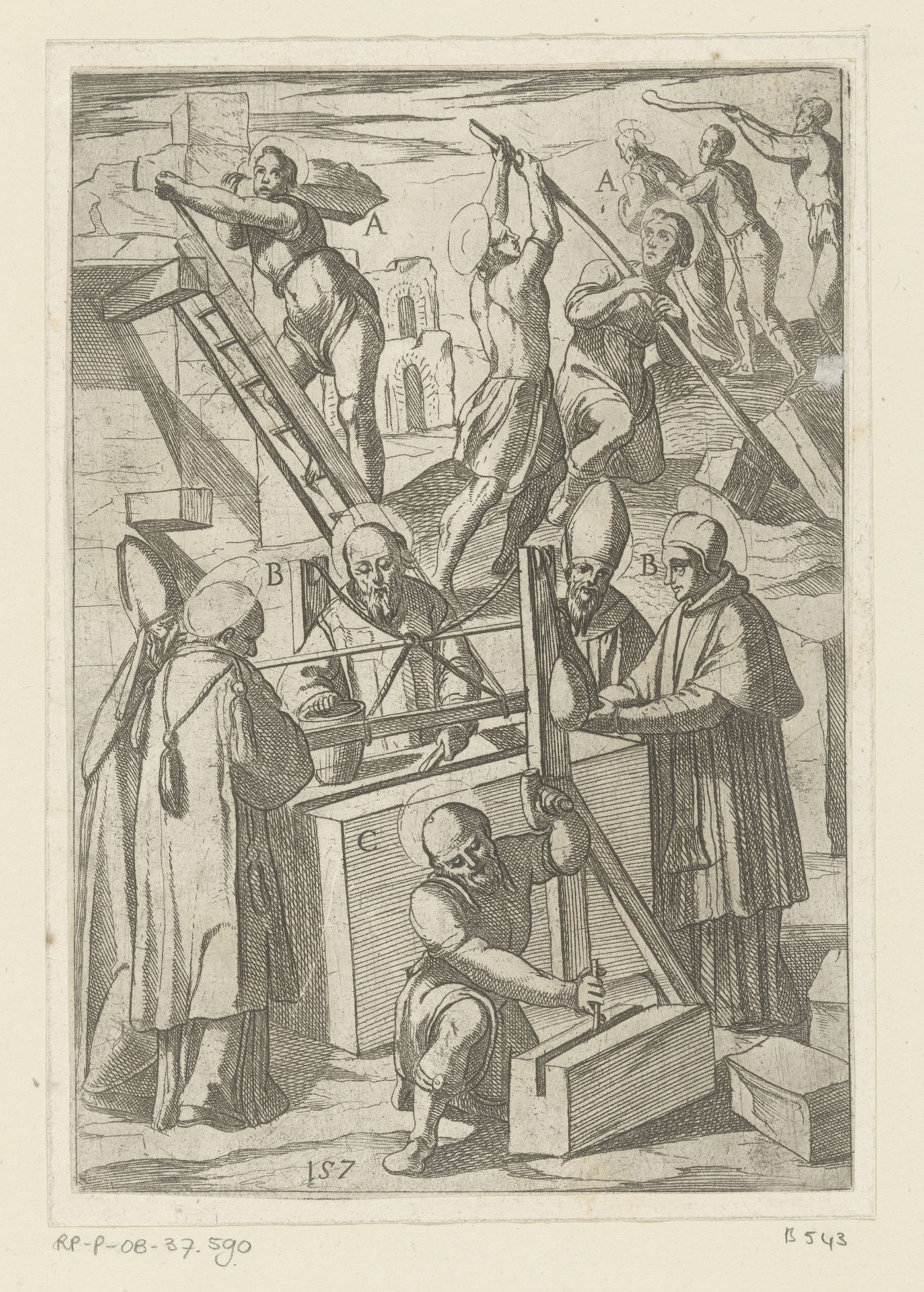 Foltering: gedwongen arbeid by Antonio Tempesta