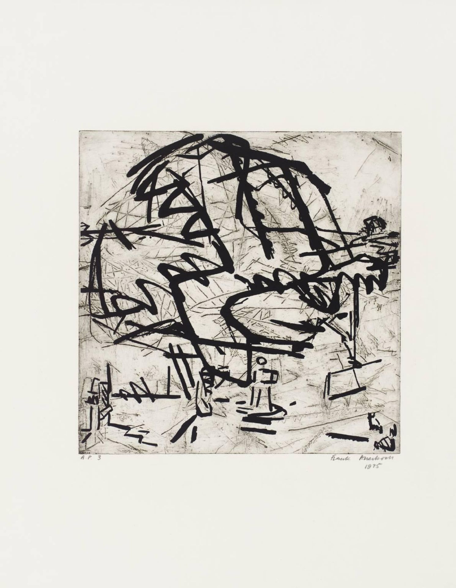 Tretire I by Frank Auerbach