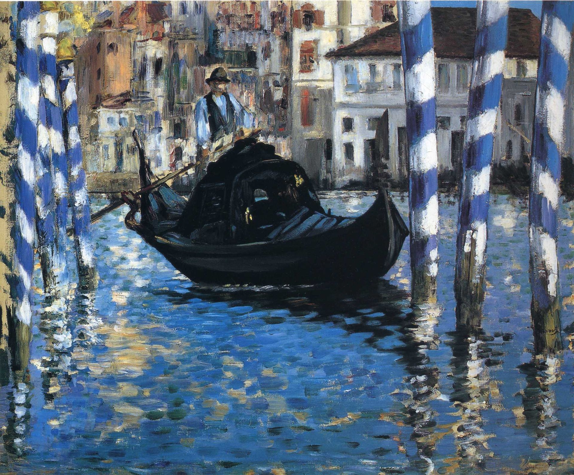 The Grand Canal of Venice (Blue Venice) by Edouard Manet