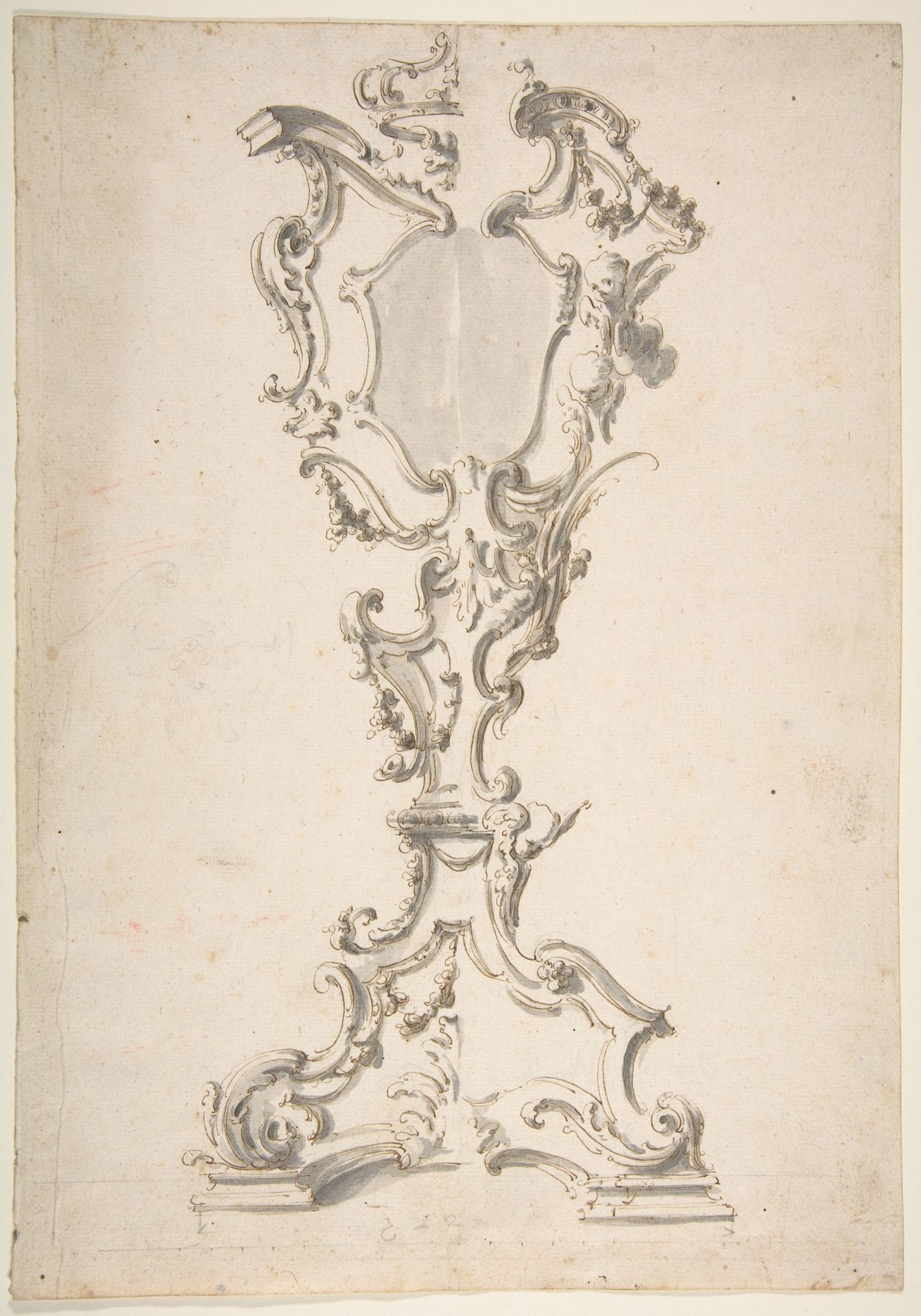 Two Alternative Designs for a Mirror Stand by Giovanni Battista Natali III