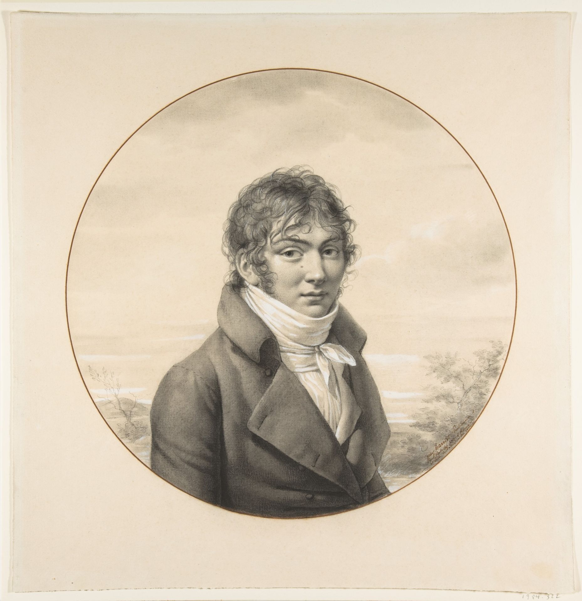 Portrait of a Young Man by Fulchran Jean Harriet
