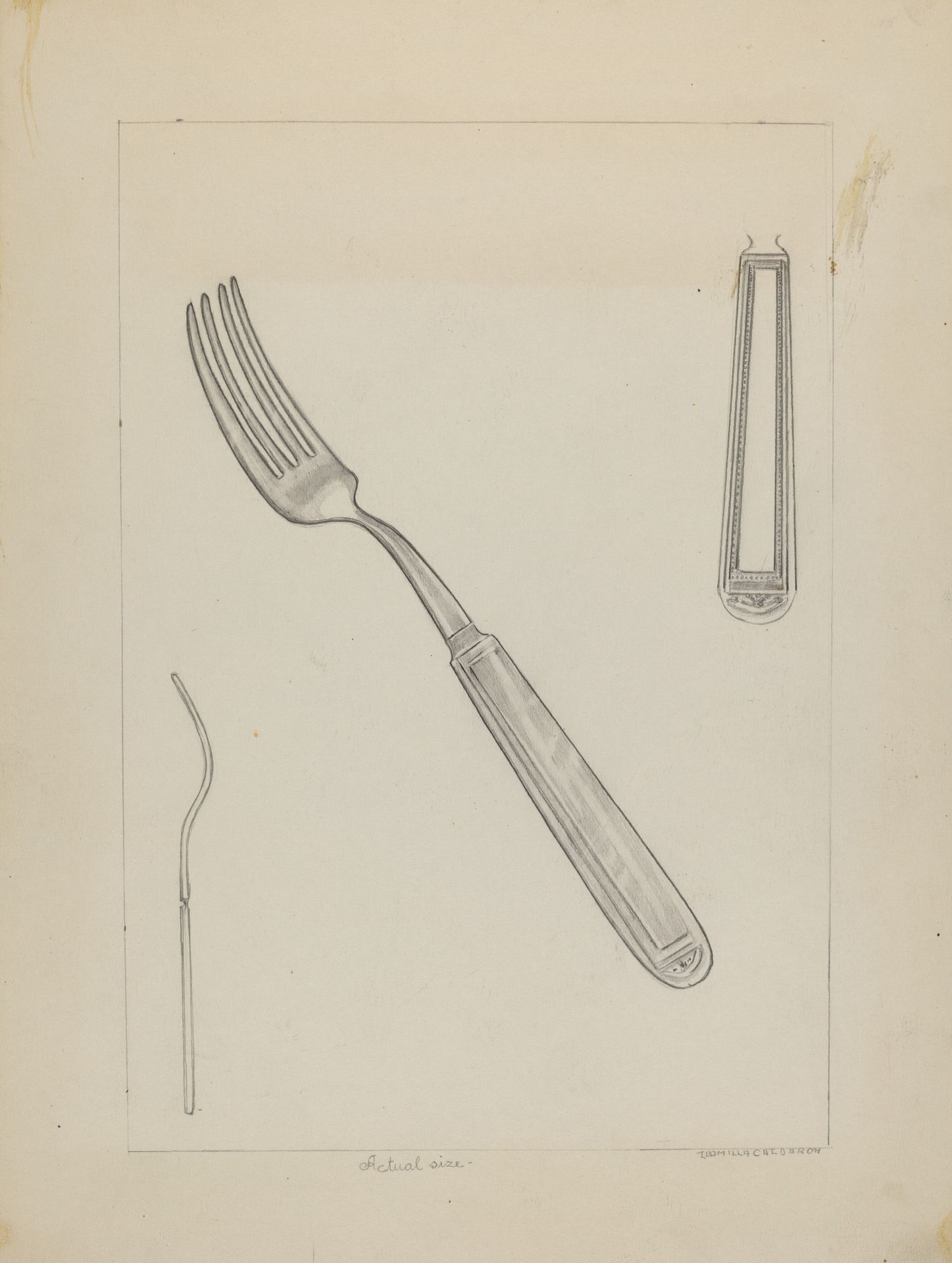 Silver Fork (Rogers Silverware) by Ludmilla Calderon