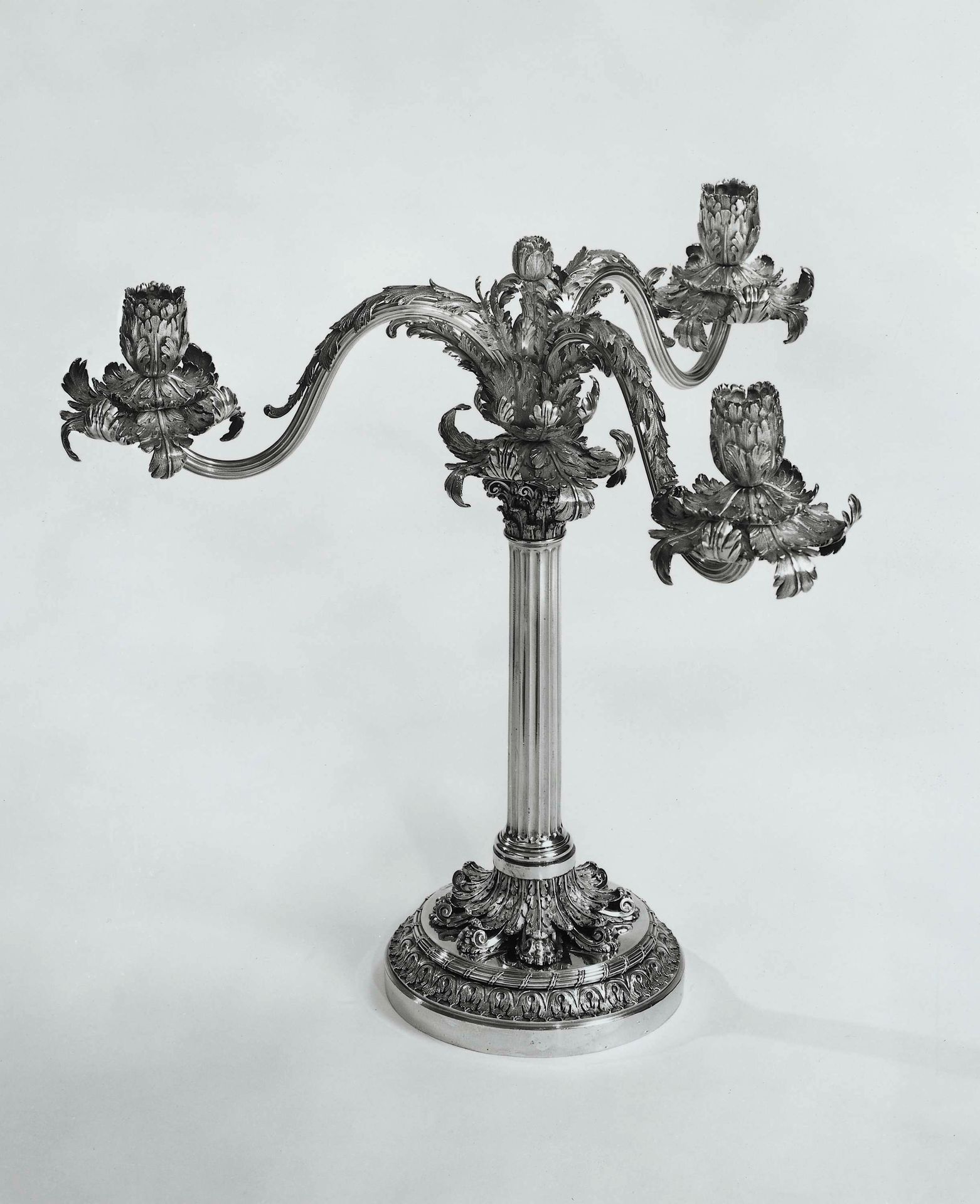 Pair of candelabra by Johannes Schiotling