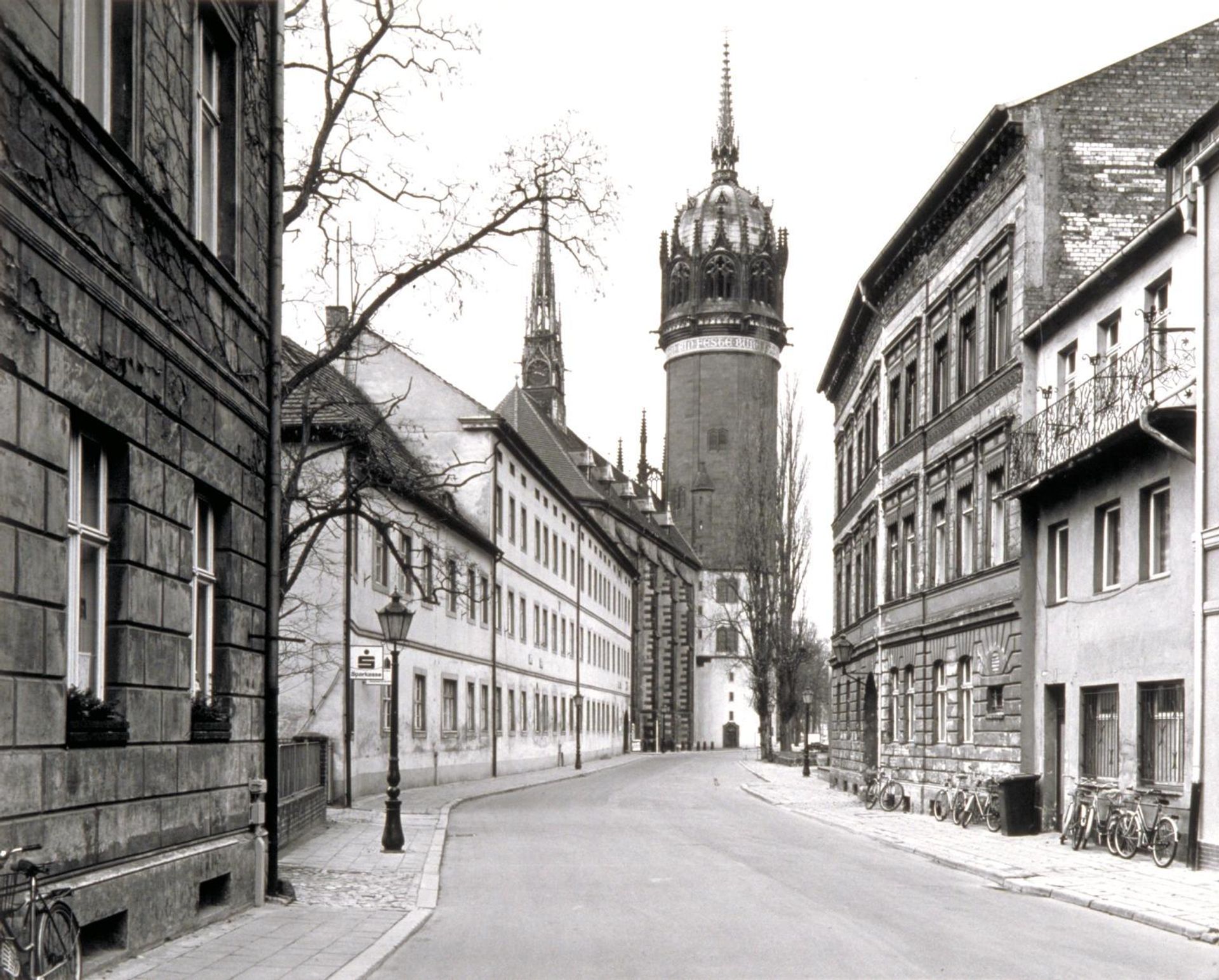 Schlosstrasse, Wittenberg 1991 by Thomas Struth