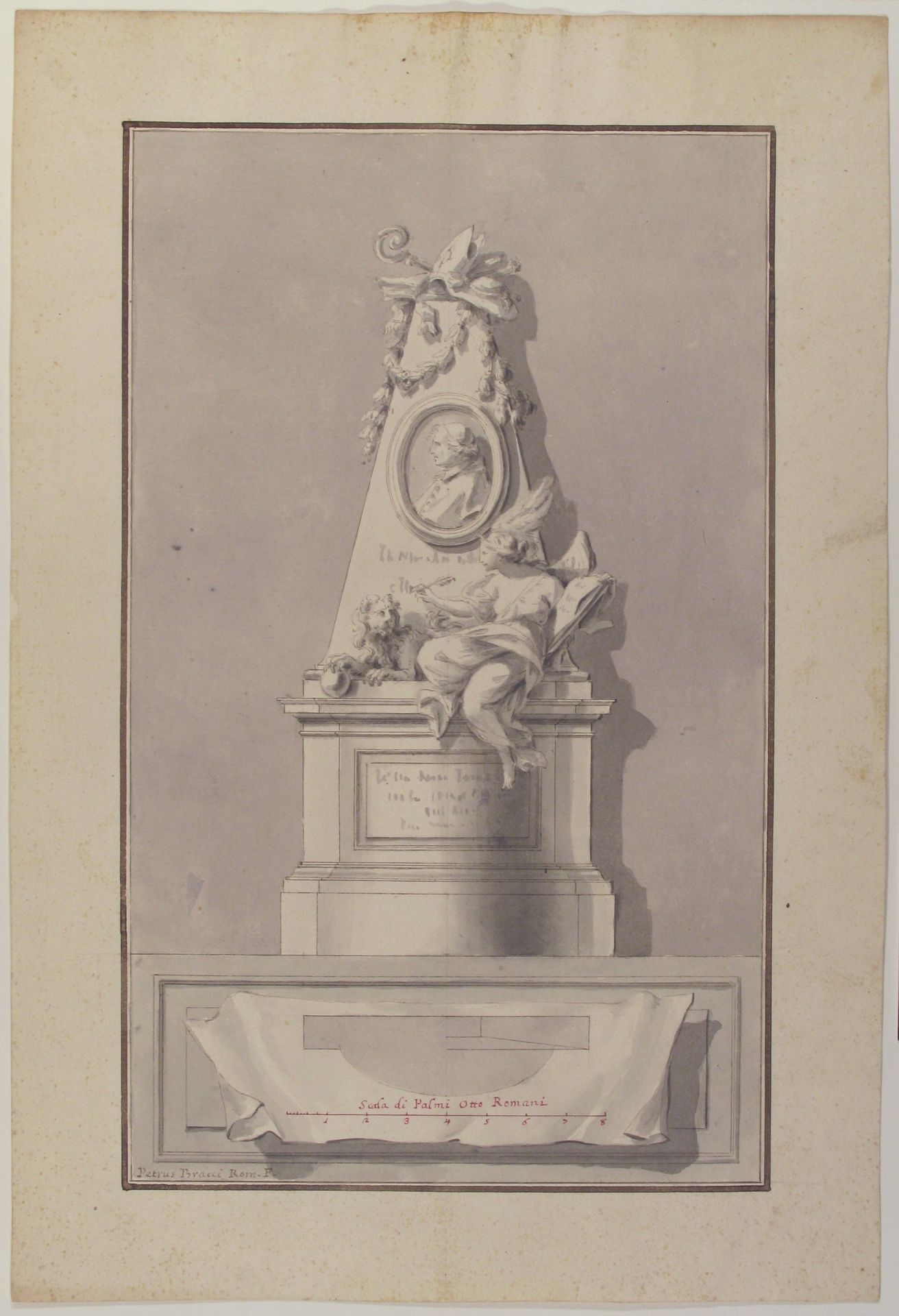 Design for a Tomb by Pietro Bracci
