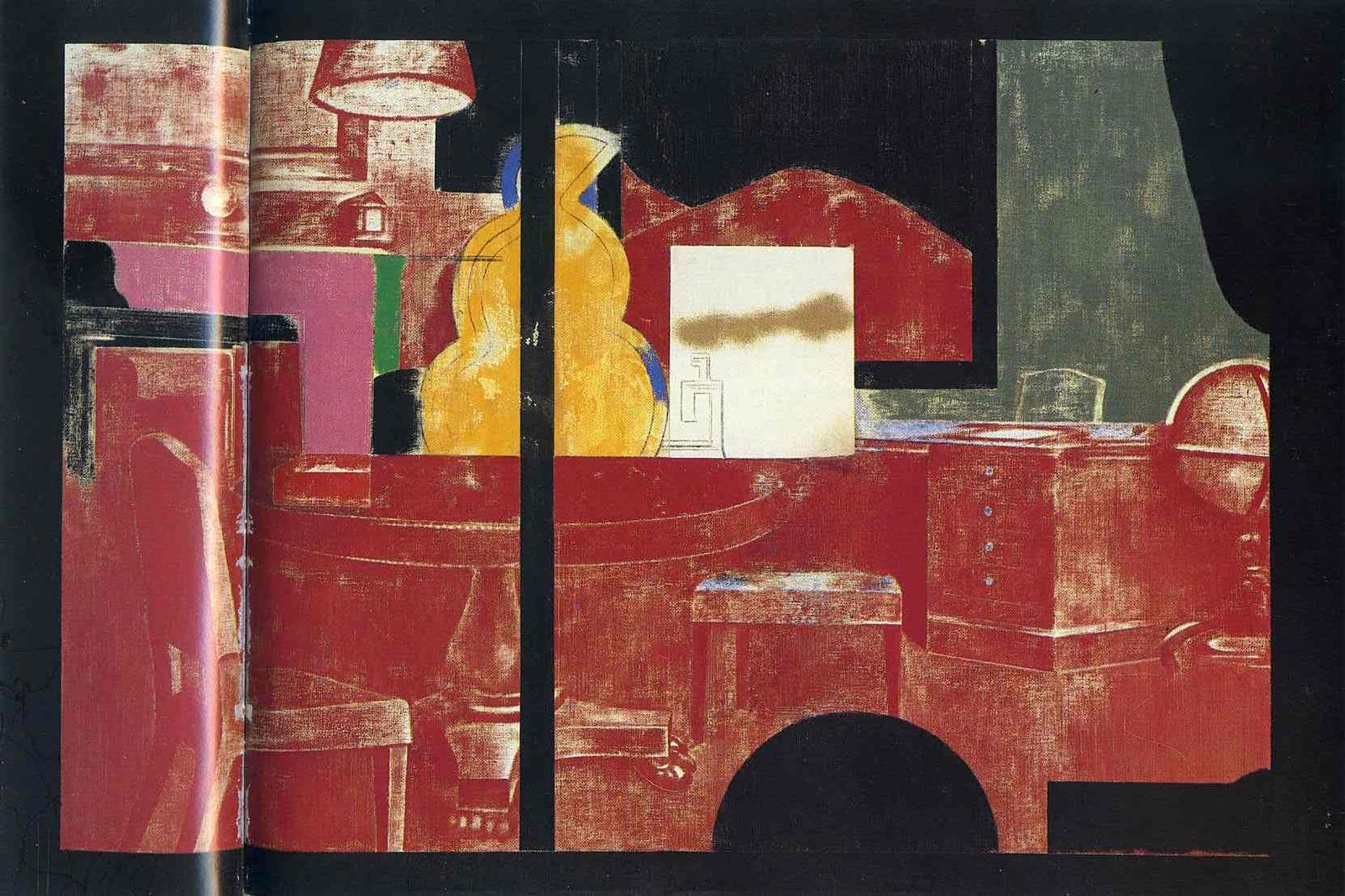 Desk Murder by R. B. Kitaj