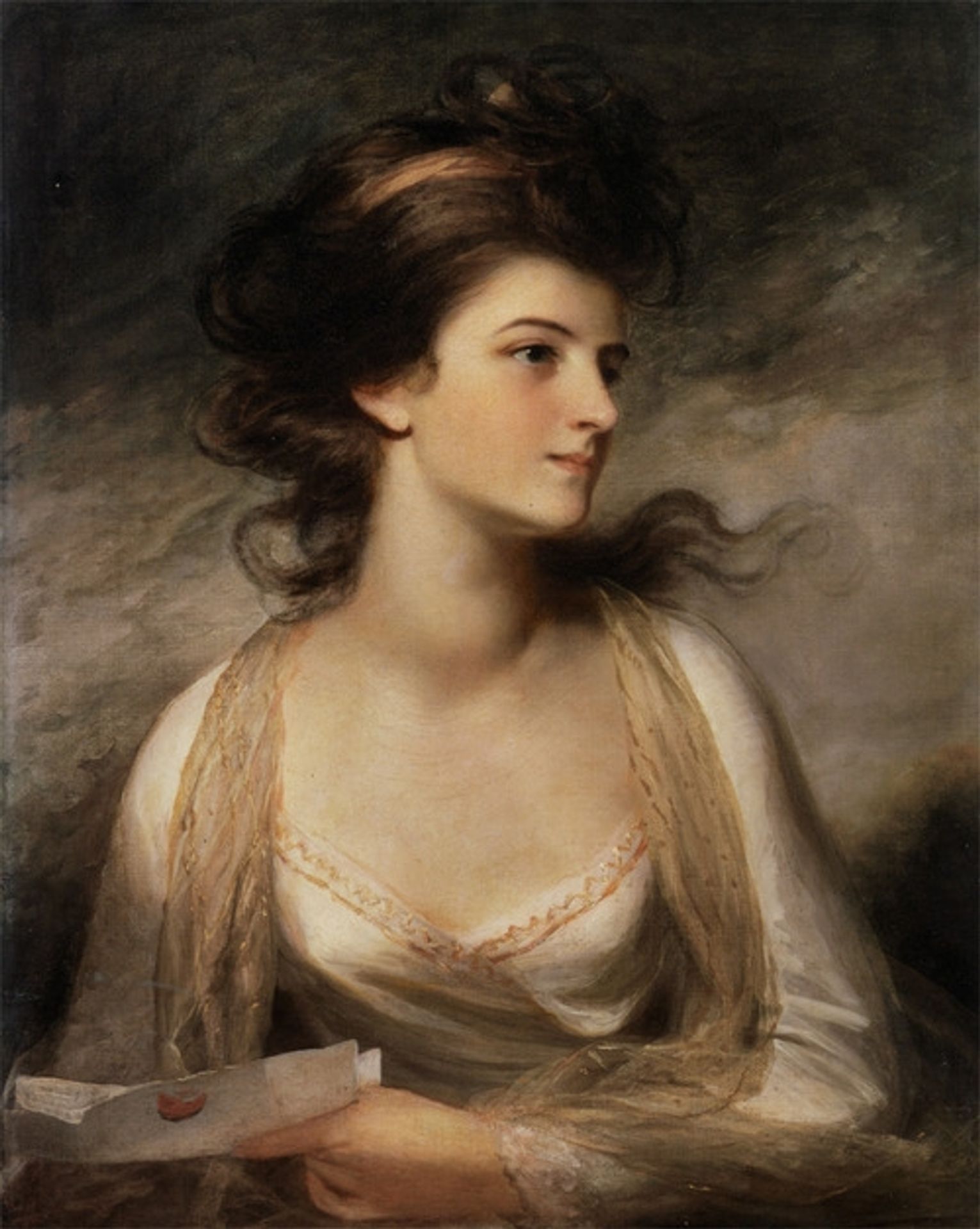 Portrait of a Lady as Evelina by John Hoppner