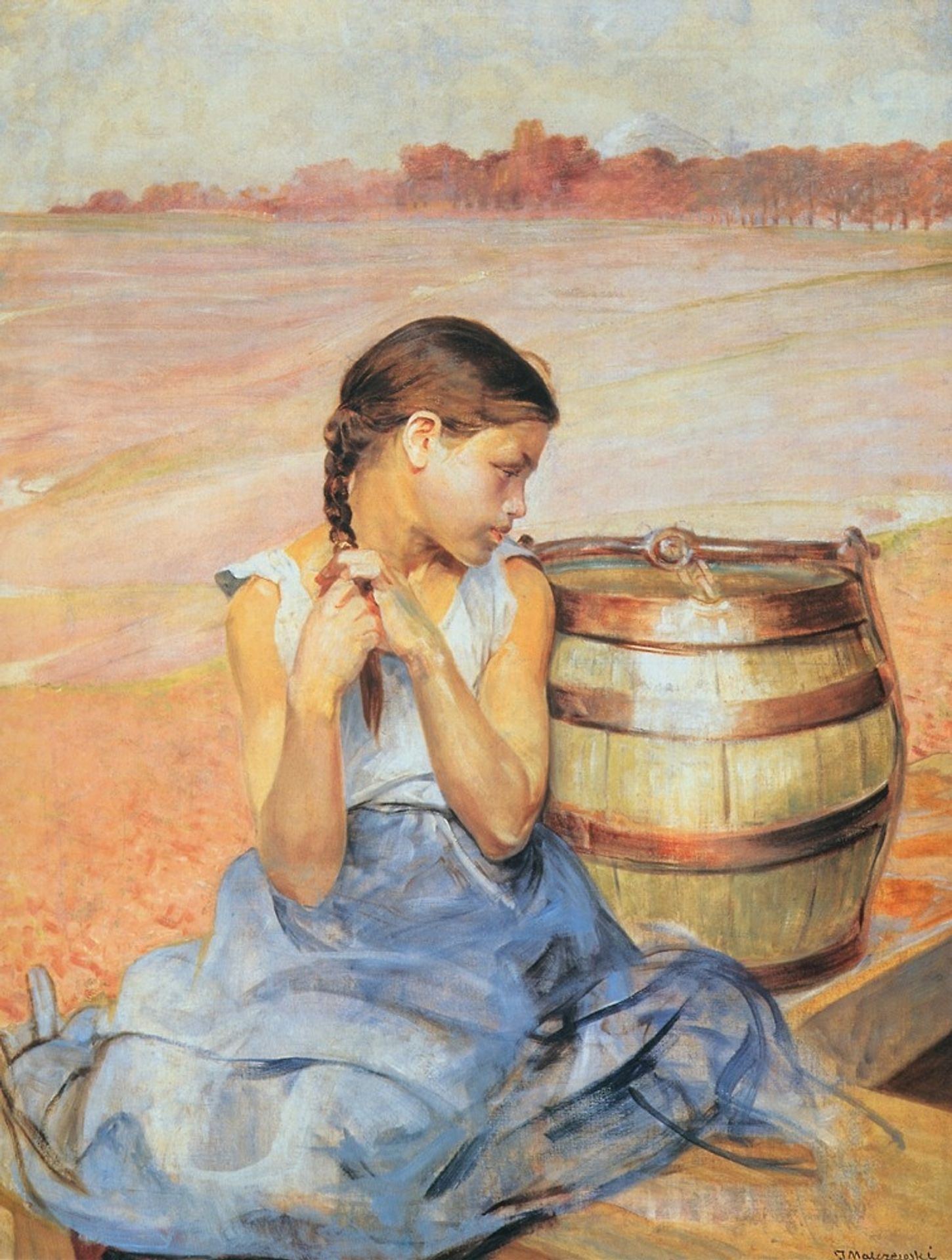 Poisoned Well I by Jacek Malczewski