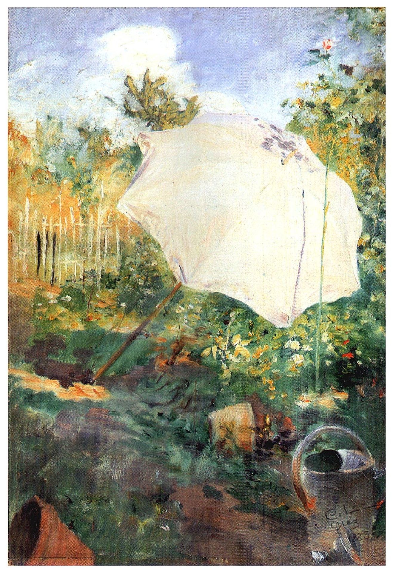 Garden in Grez by Carl Larsson