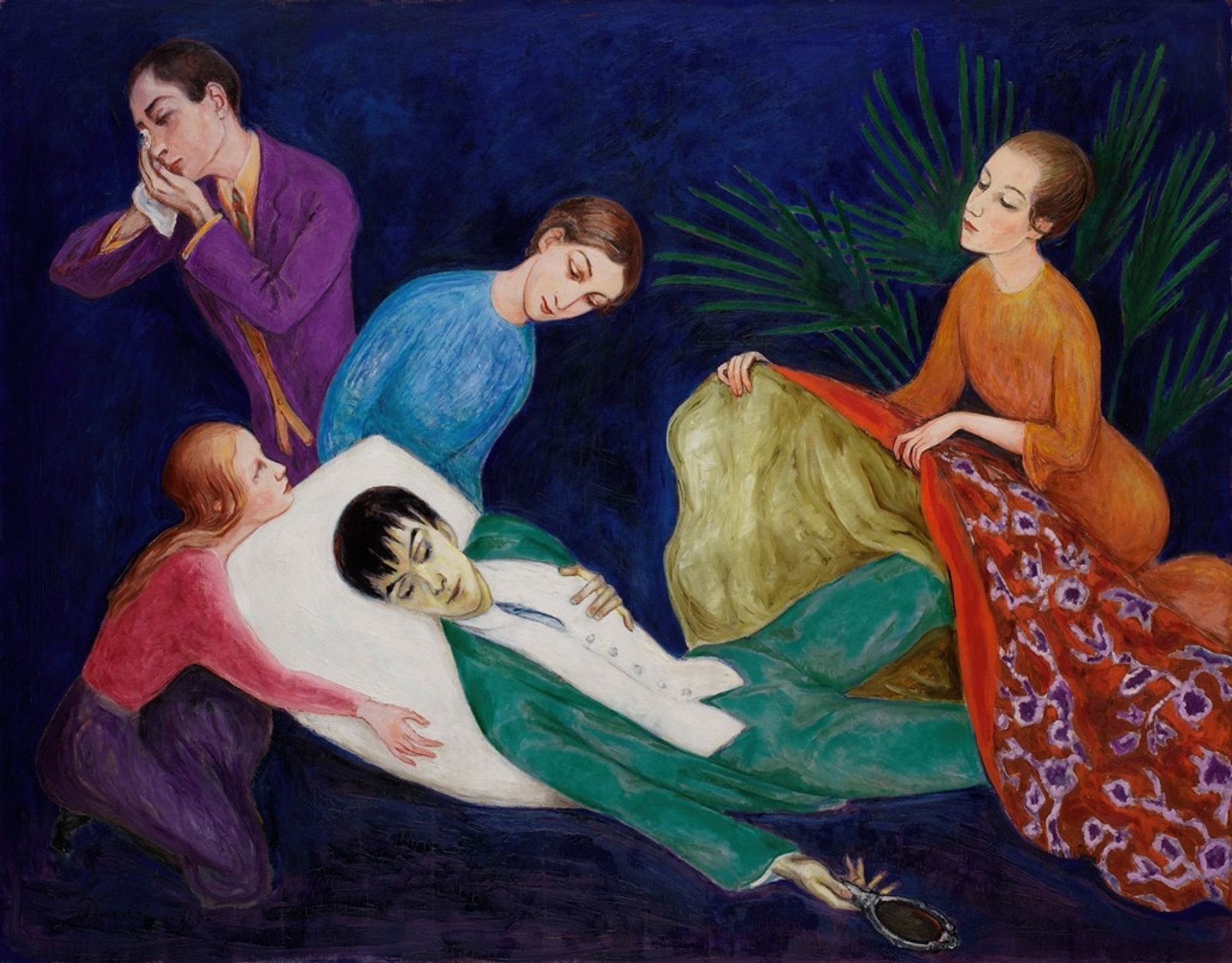 The Dying Dandy by Nils Dardel