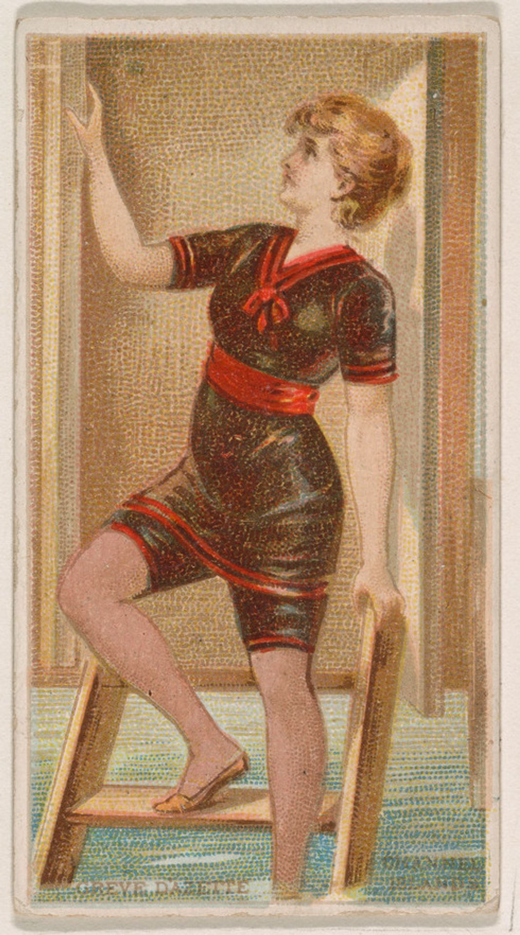 Greve Dazette, from the Surf Beauties series (N232), issued by Kinney Bros. by Kinney Brothers Tobacco Company