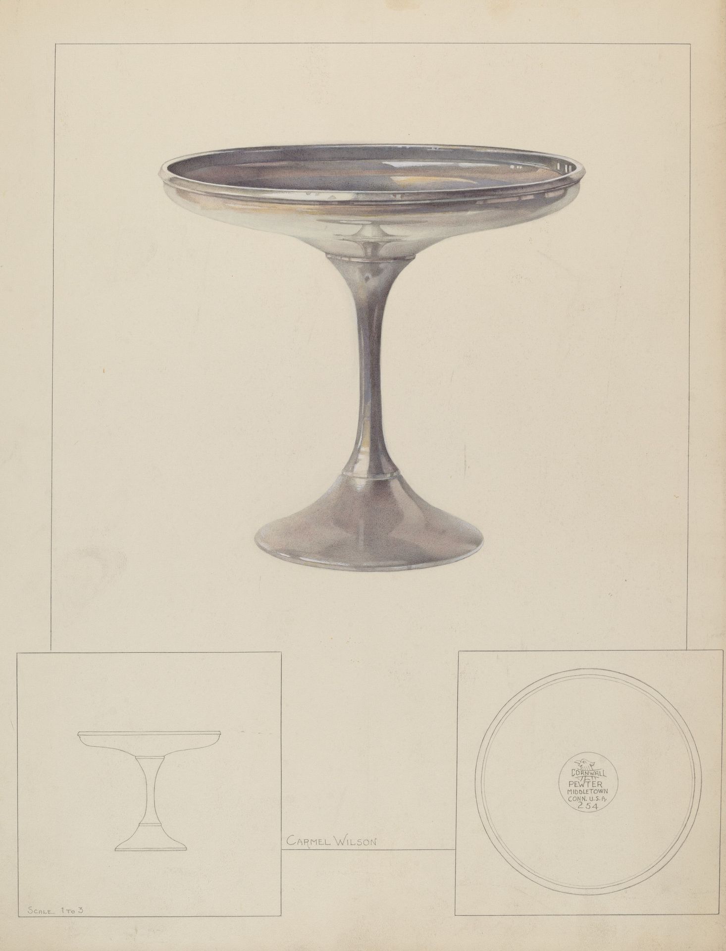 Pewter Compote by Carmel Wilson