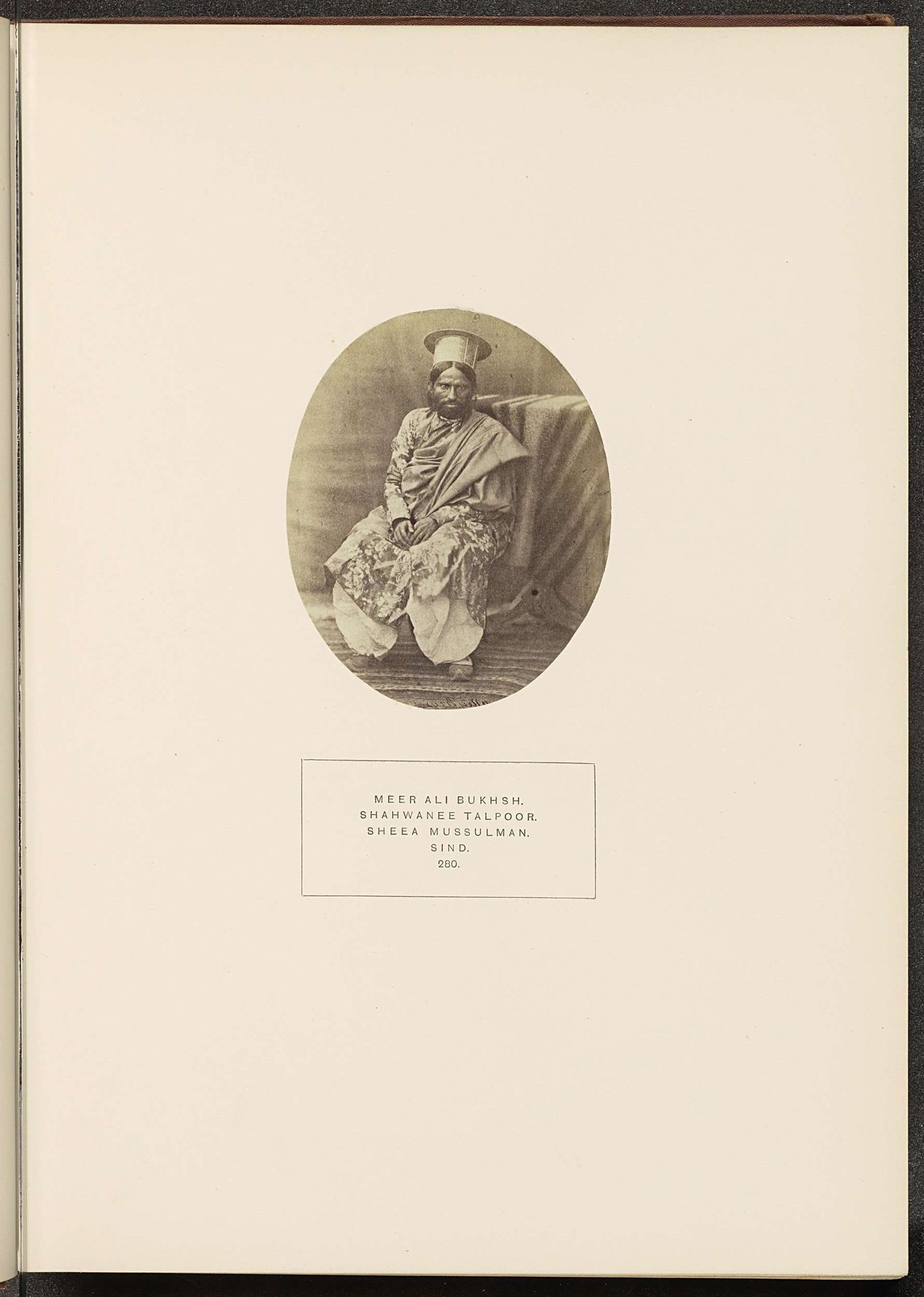 Portret van Mir Ali Bukhsh by Henry Charles Baskerville Tanner